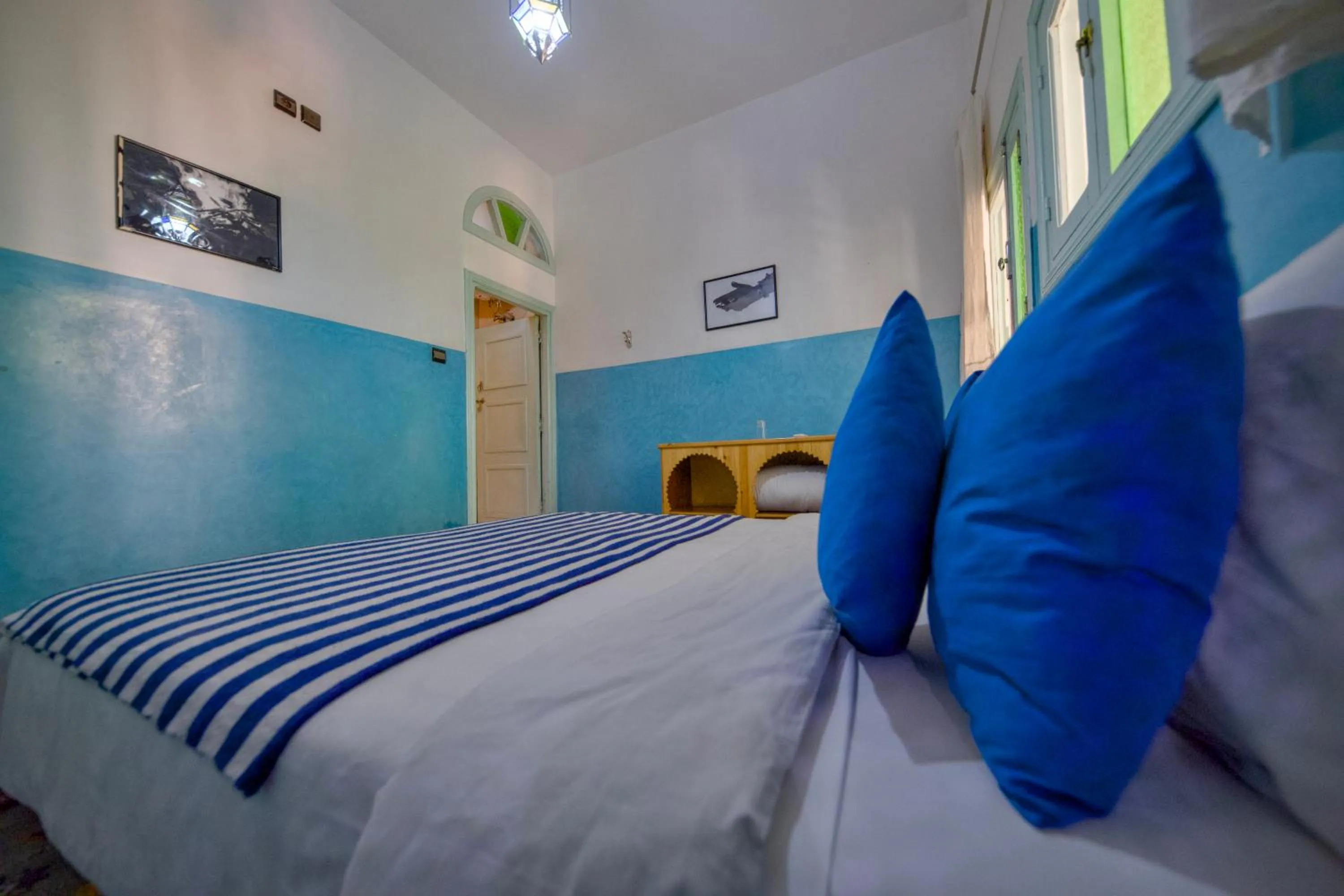 Bed in Maison d'hôtes Dar Farhana