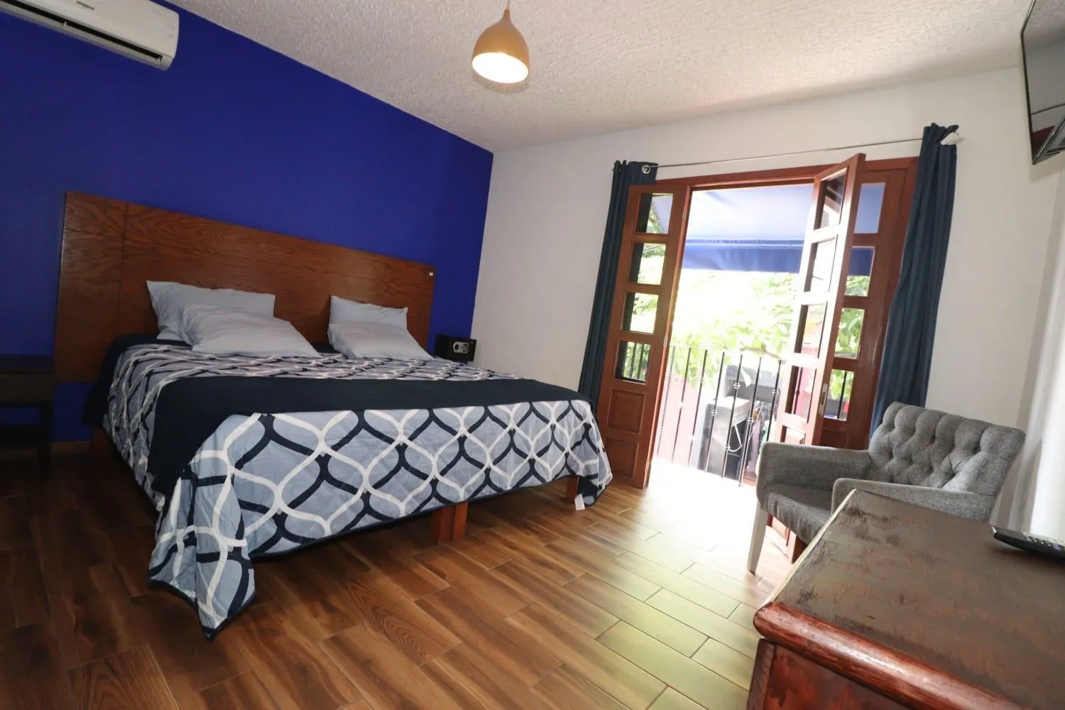 Bed in Hotel Casa Frida