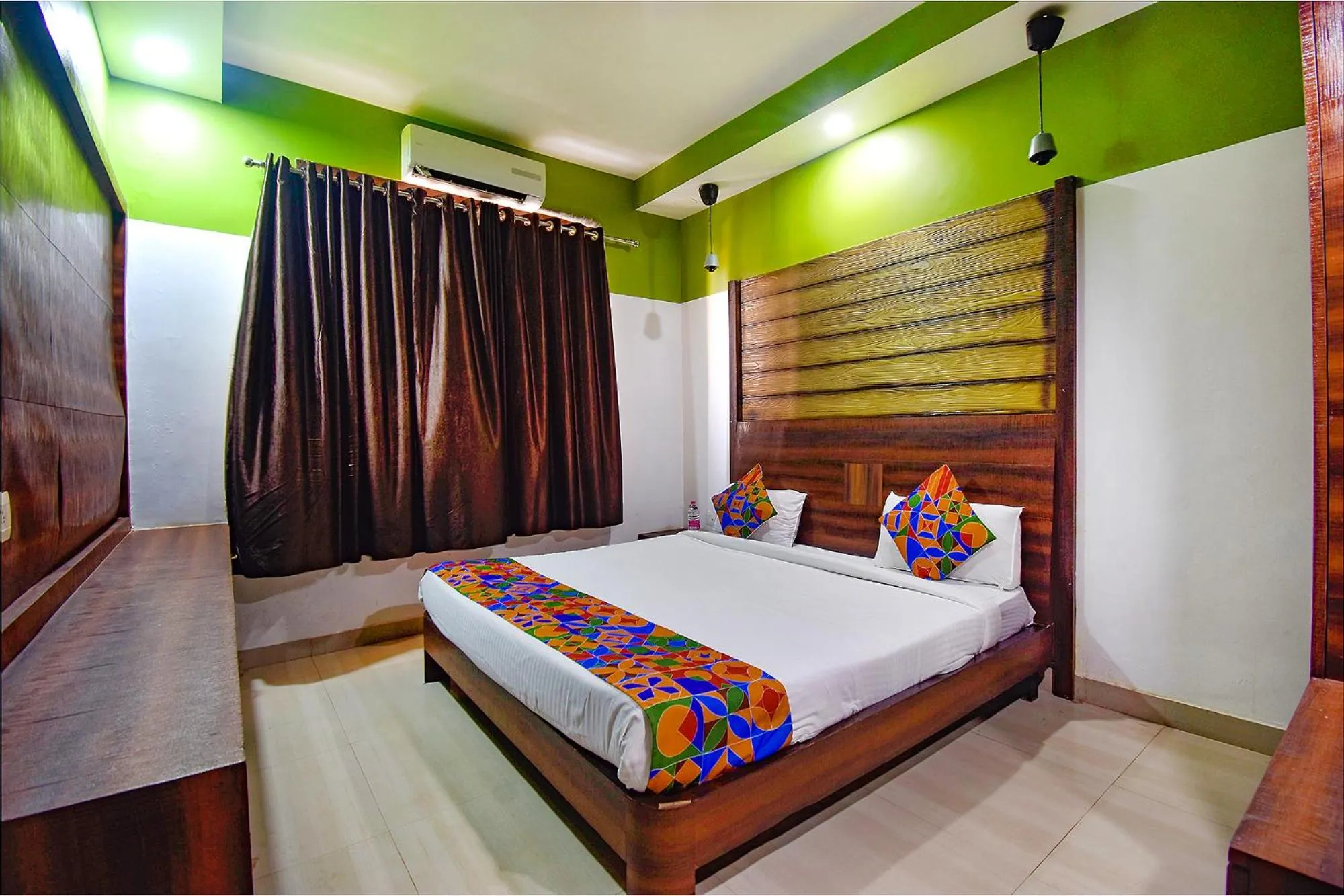 Bed in FabHotel Ocean View Apartment - Dabolim