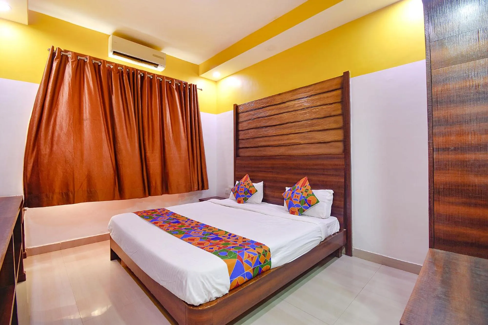 Bed in FabHotel Ocean View Apartment - Dabolim