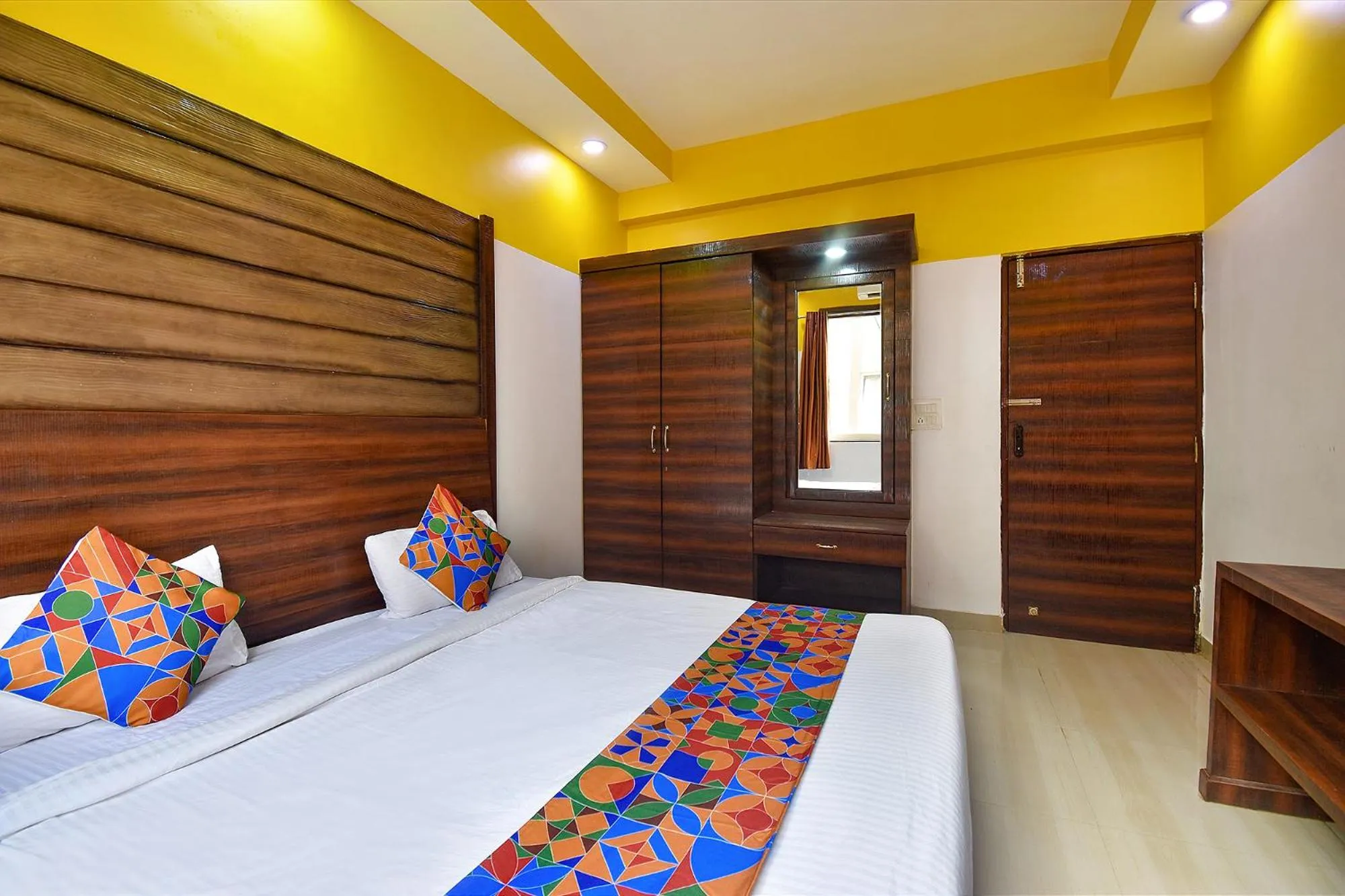 Bed in FabHotel Ocean View Apartment - Dabolim