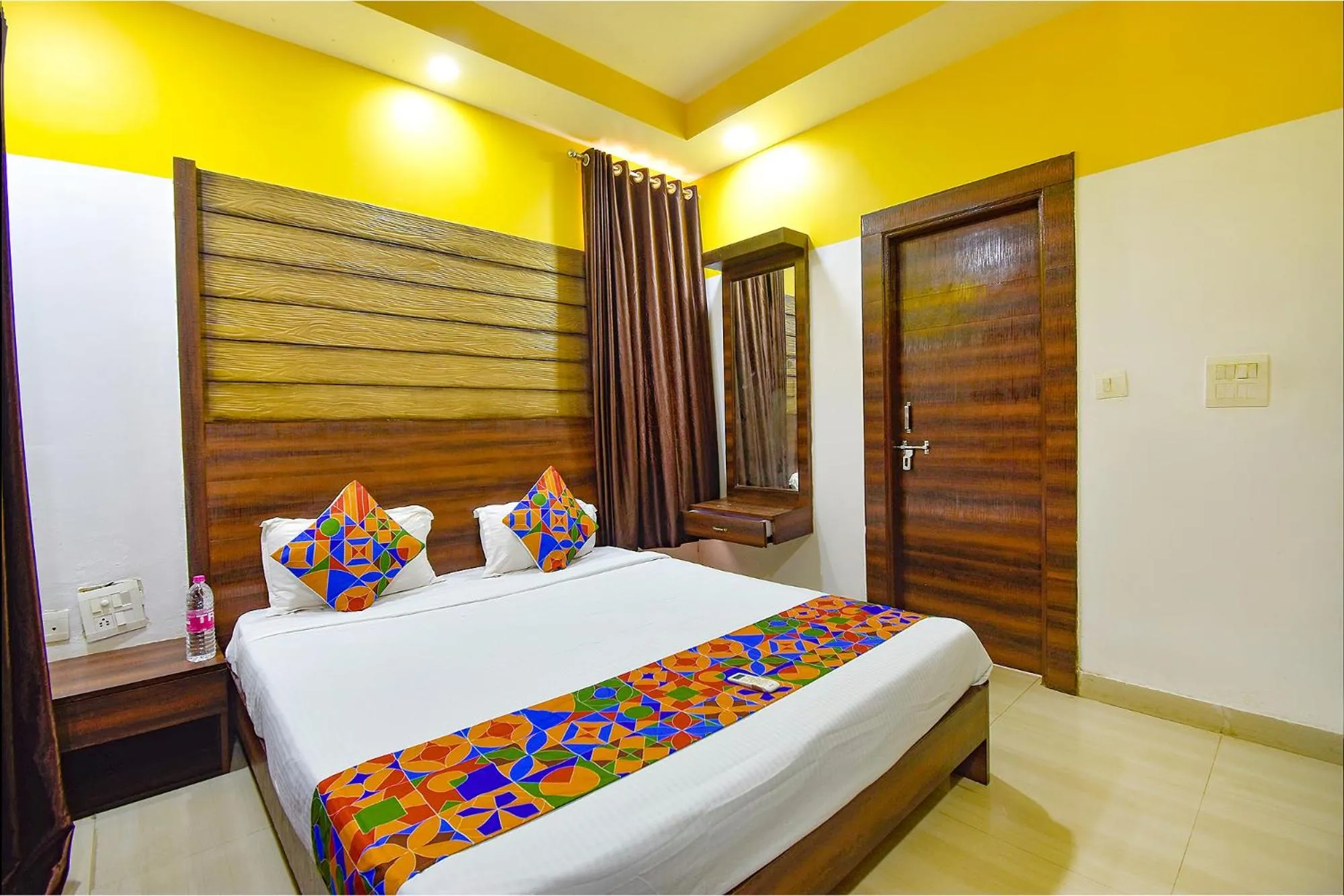 Bed in FabHotel Ocean View Apartment - Dabolim