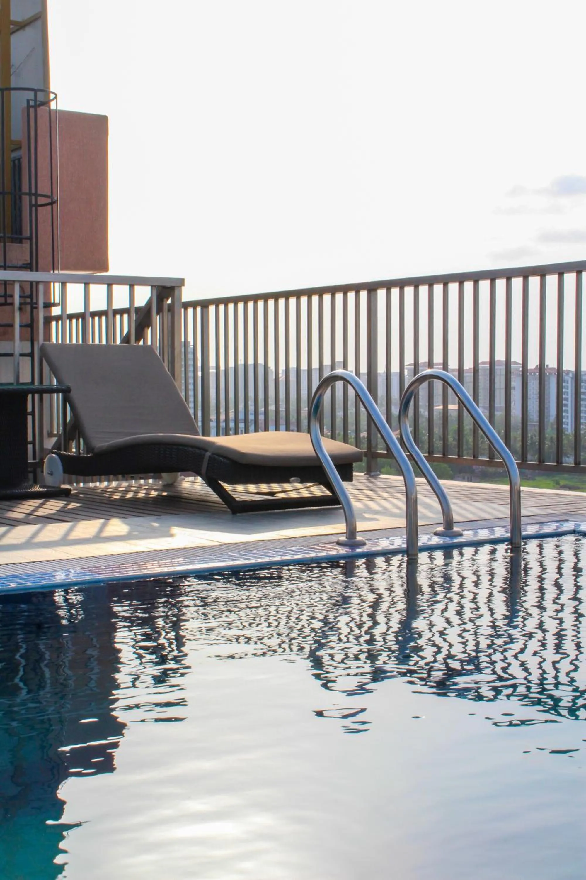 Swimming pool in JVK Park Hotel