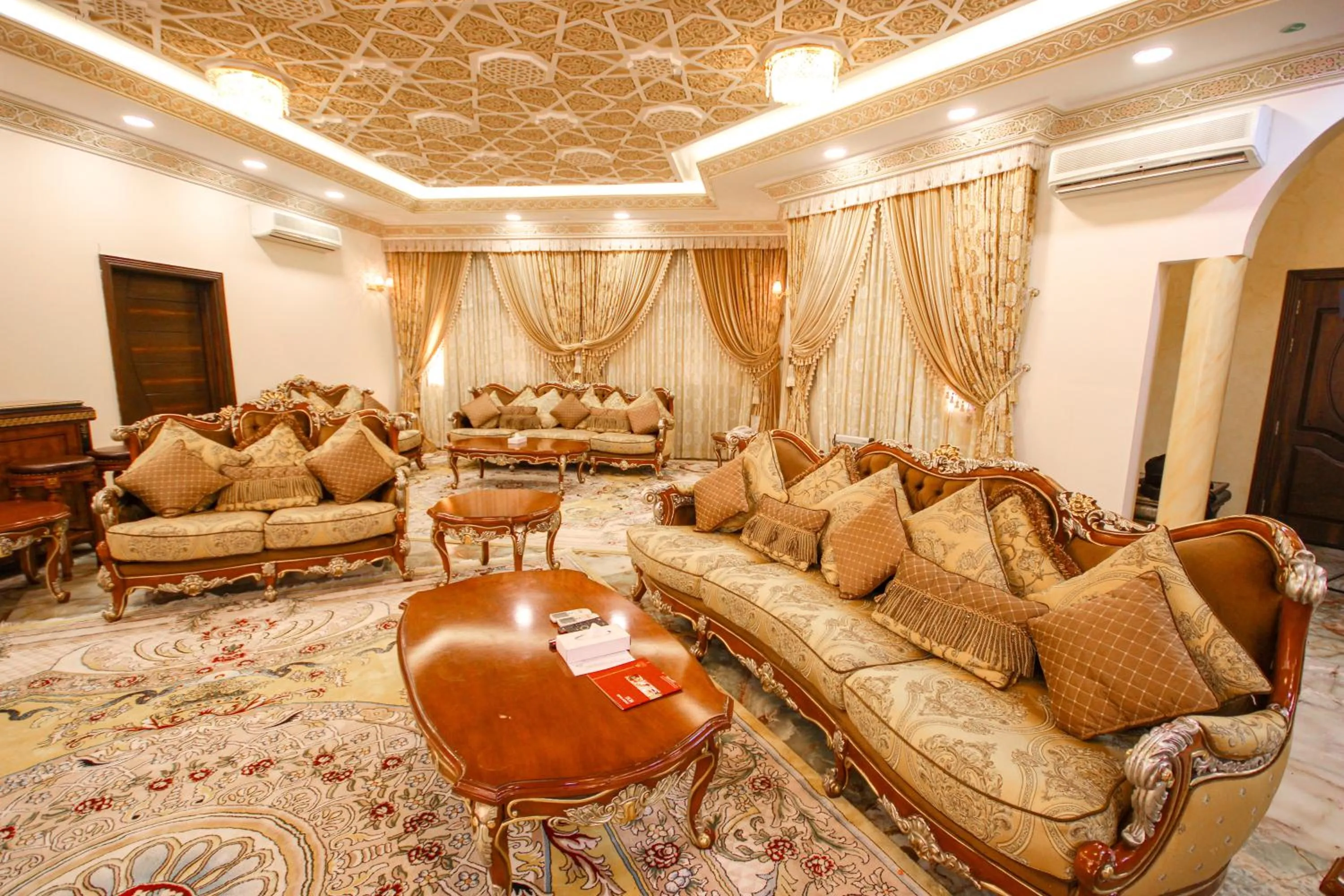 Seating area in Al Bada Hotel and Resort