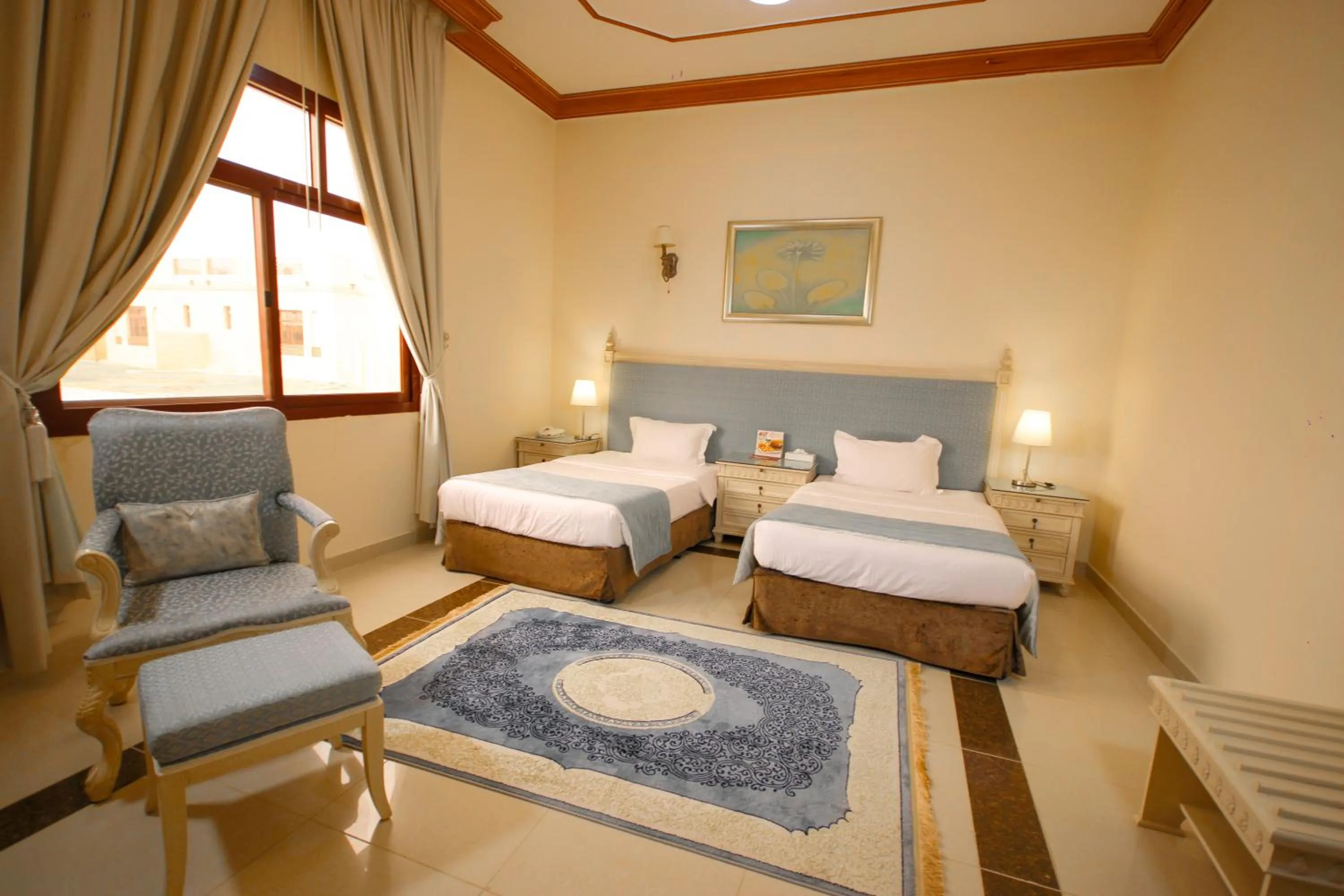 Bed in Al Bada Hotel and Resort