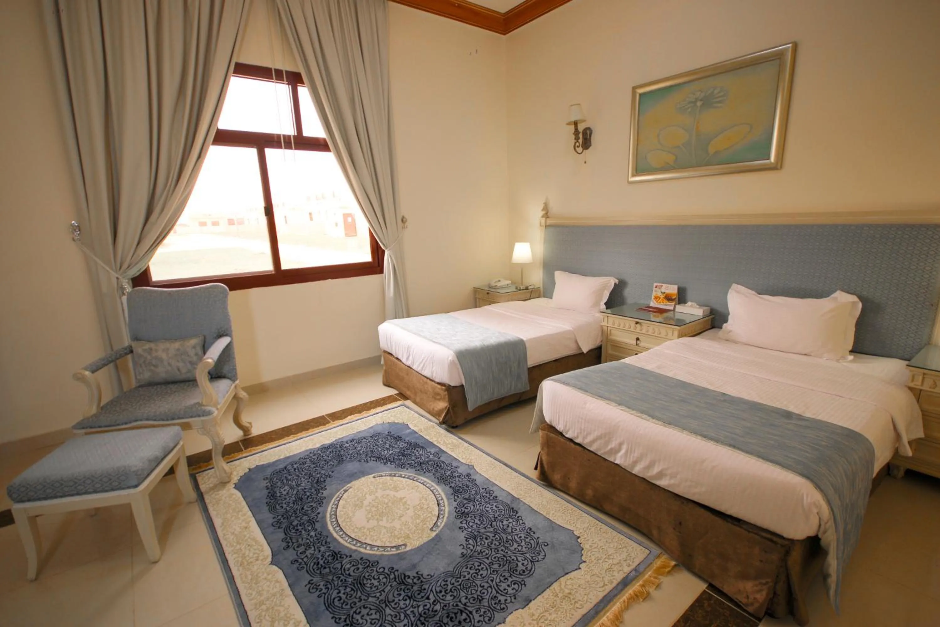 Bed in Al Bada Hotel and Resort