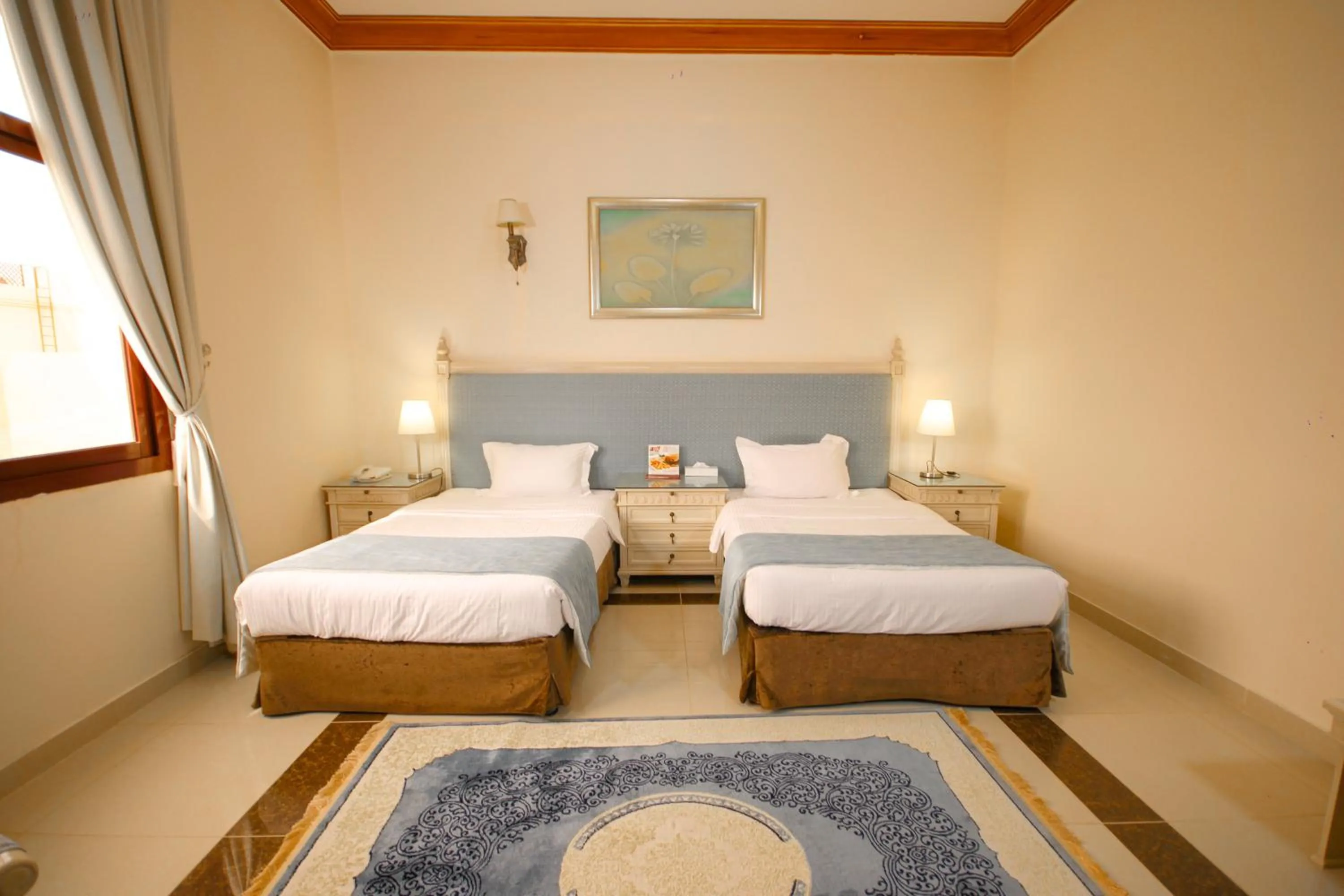 Bed in Al Bada Hotel and Resort