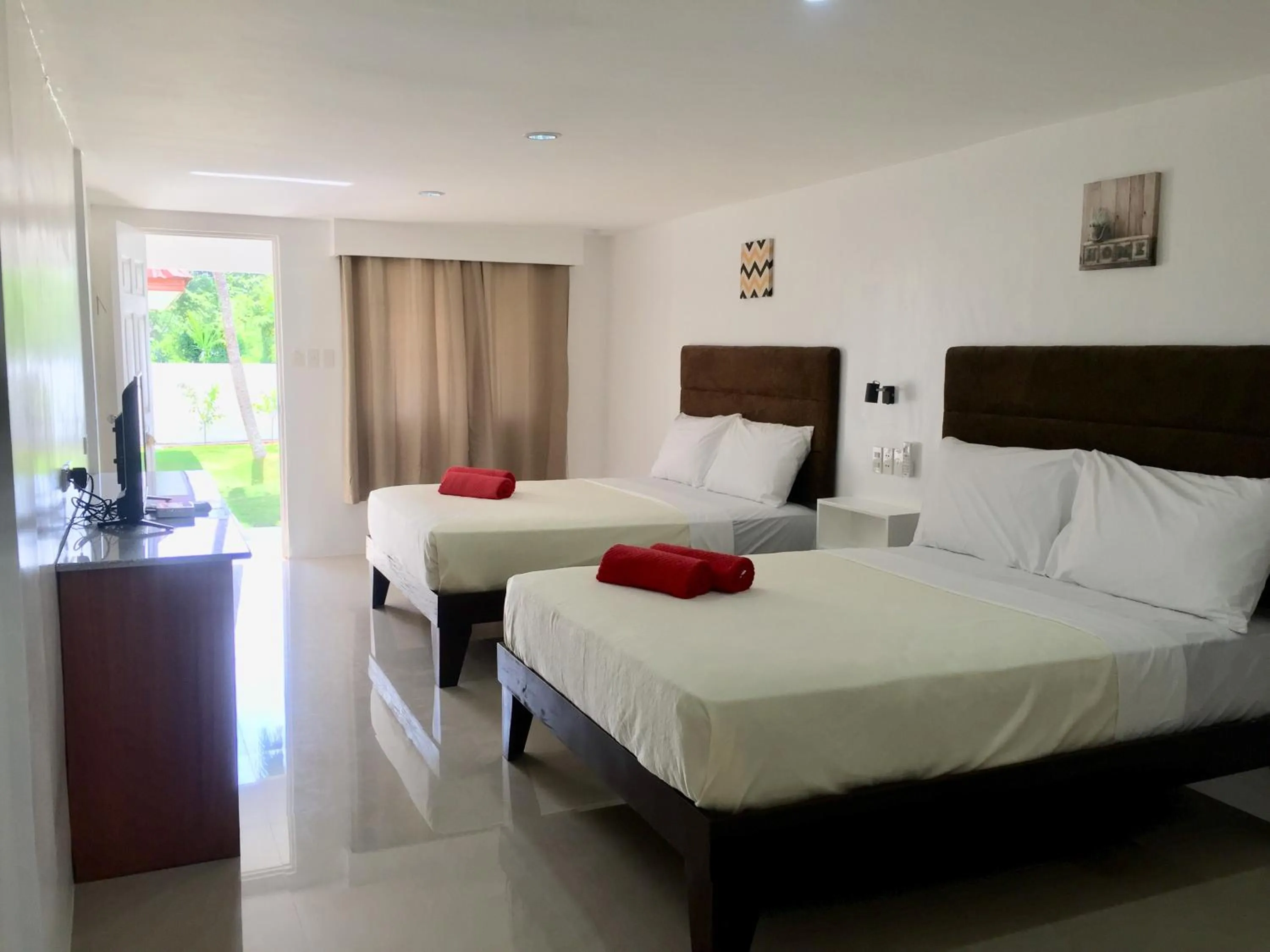 Bed in Heartland Hotel Serviced Rooms & Apartments.