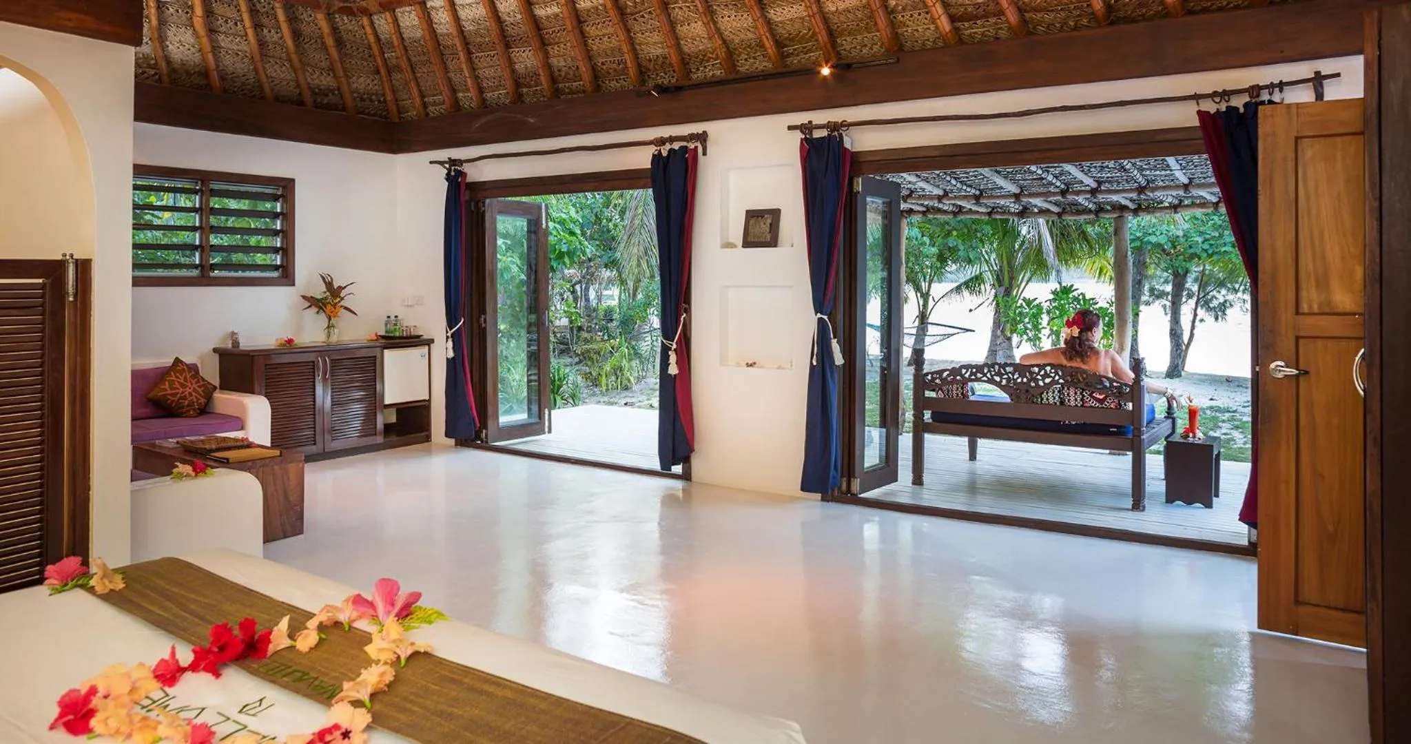 Seating area in Navutu Stars Resort