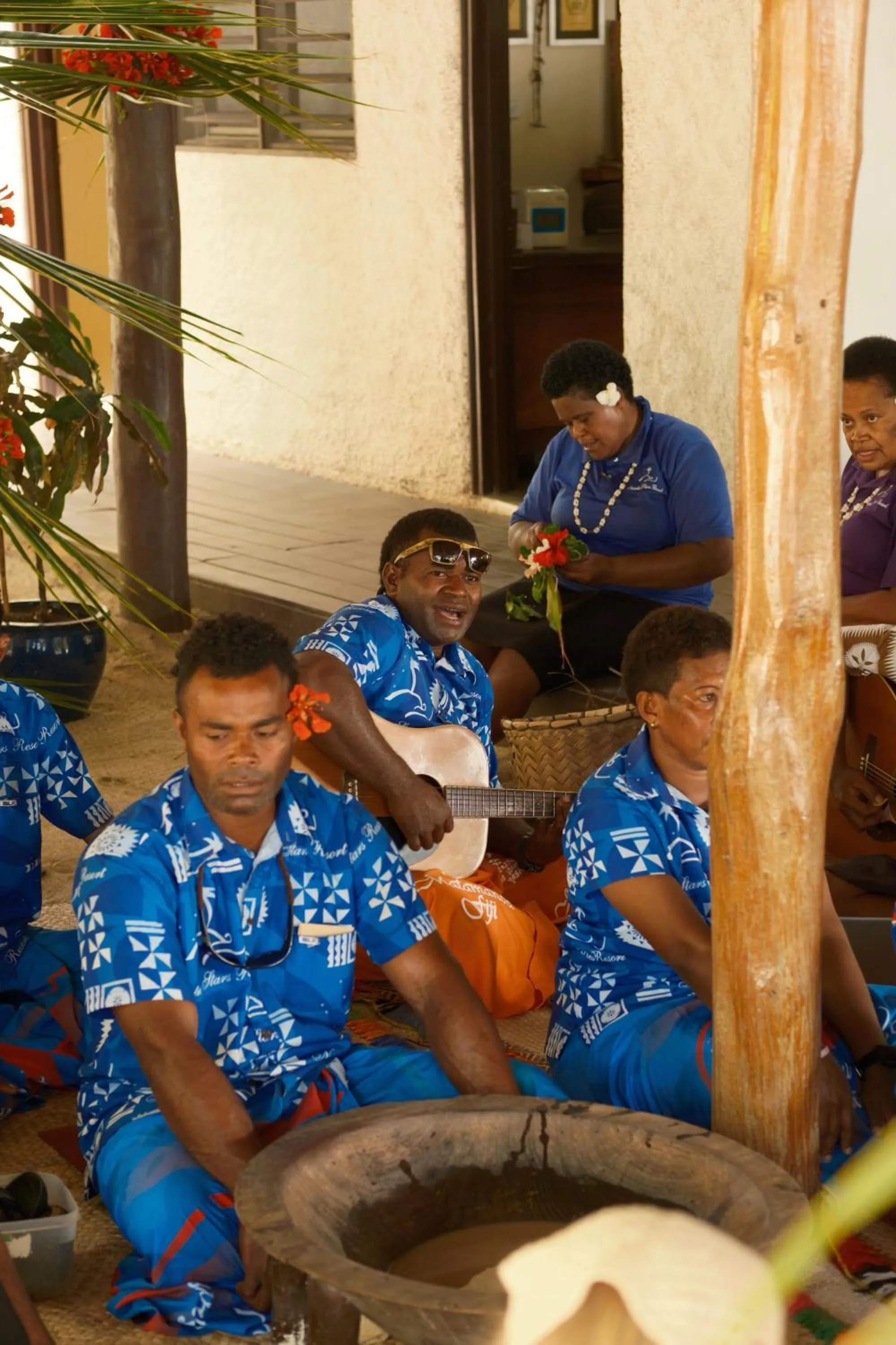 People in Navutu Stars Resort