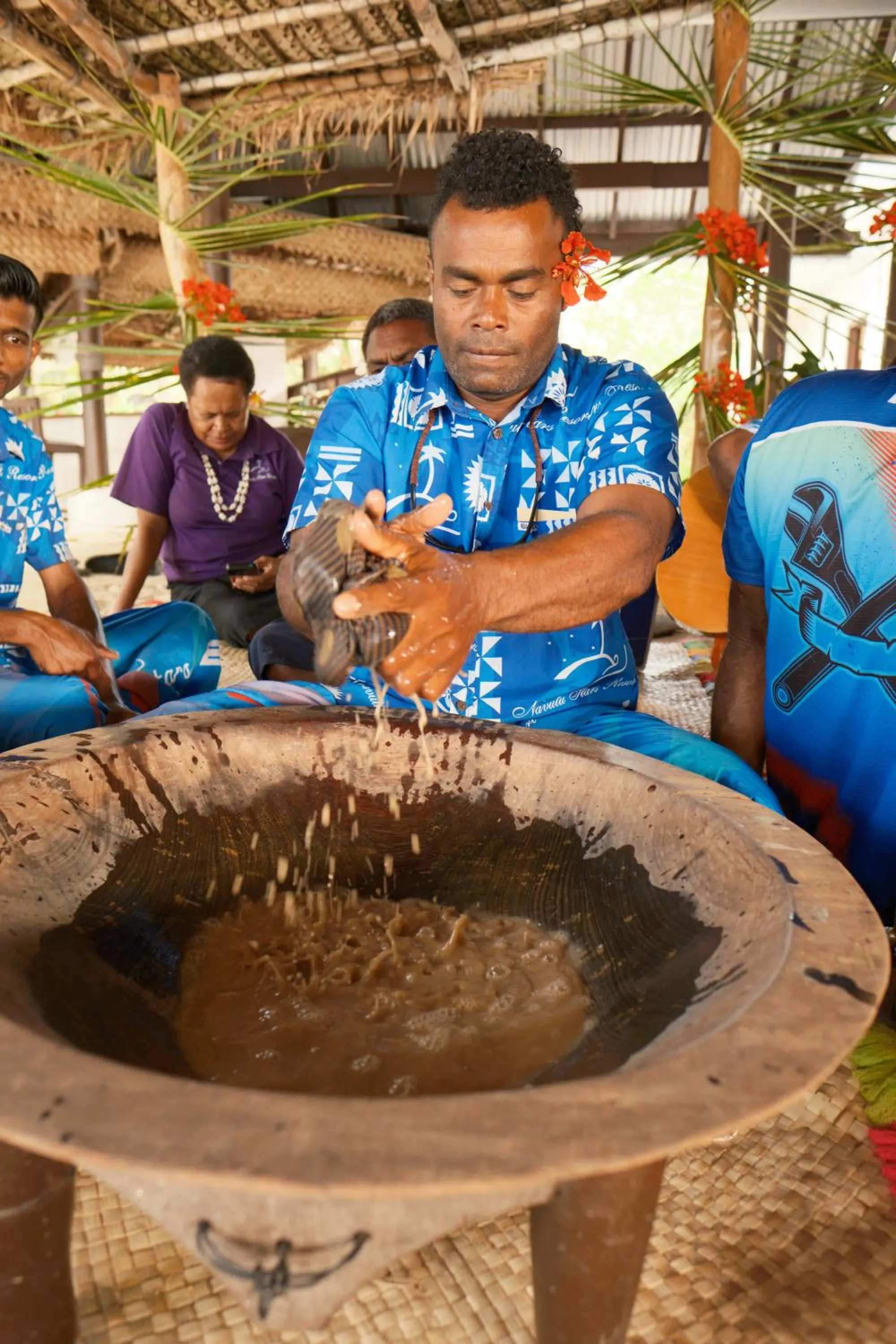 People in Navutu Stars Resort