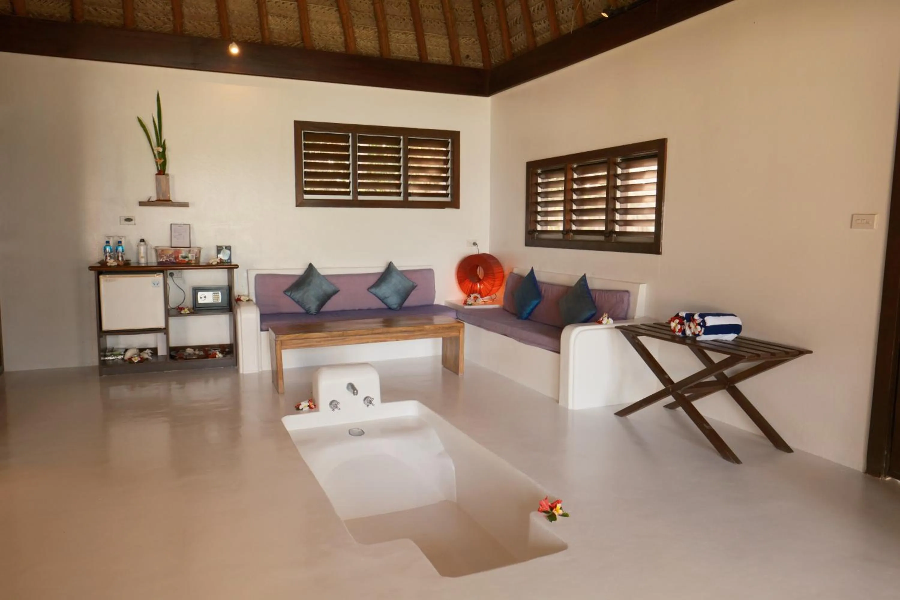 Seating area in Navutu Stars Resort