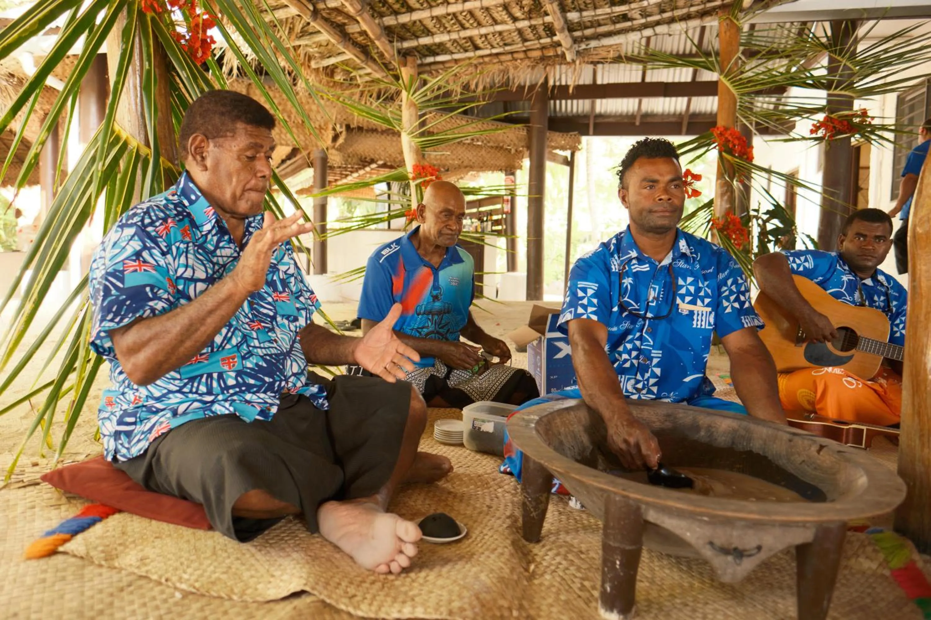 People in Navutu Stars Resort