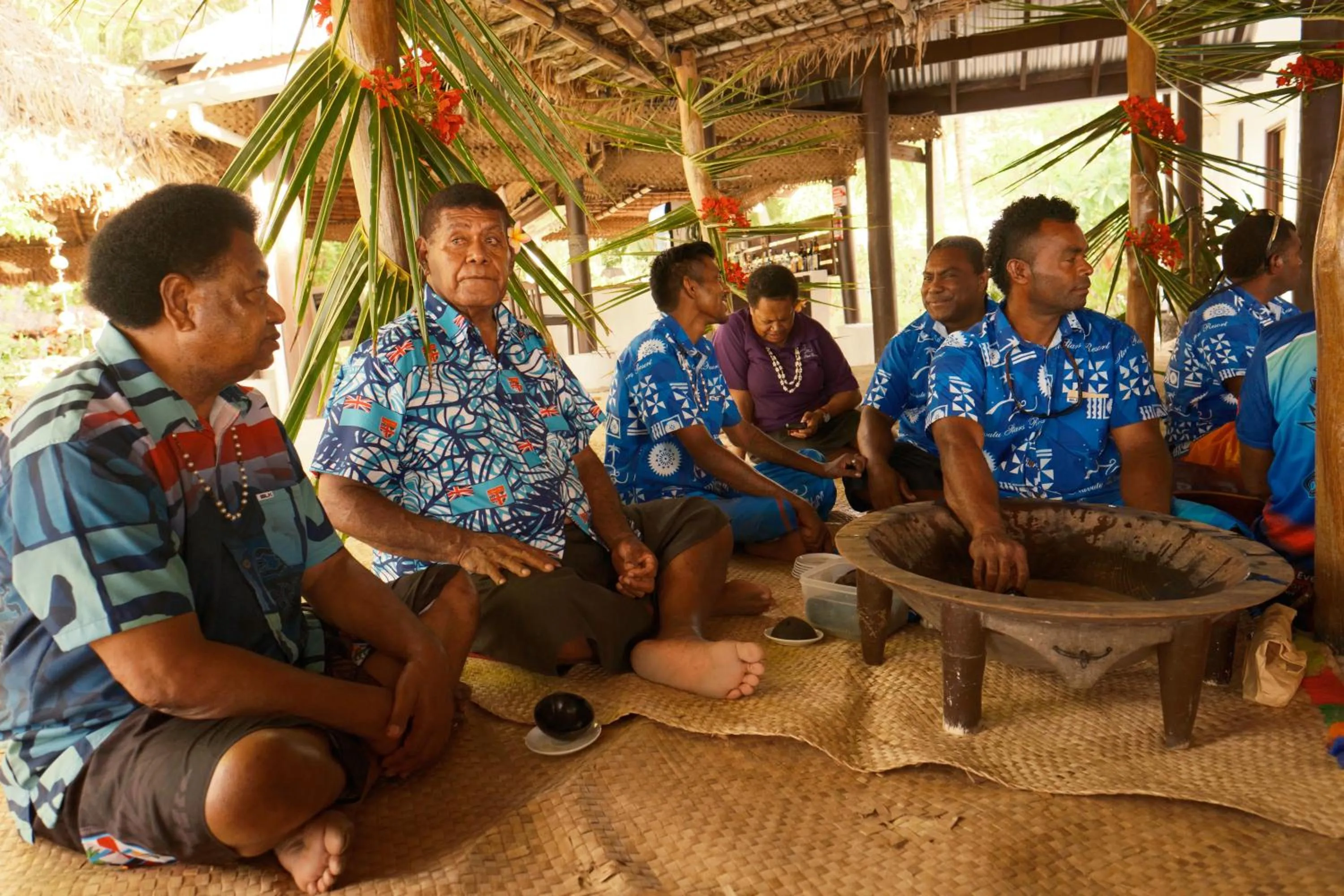 People in Navutu Stars Resort
