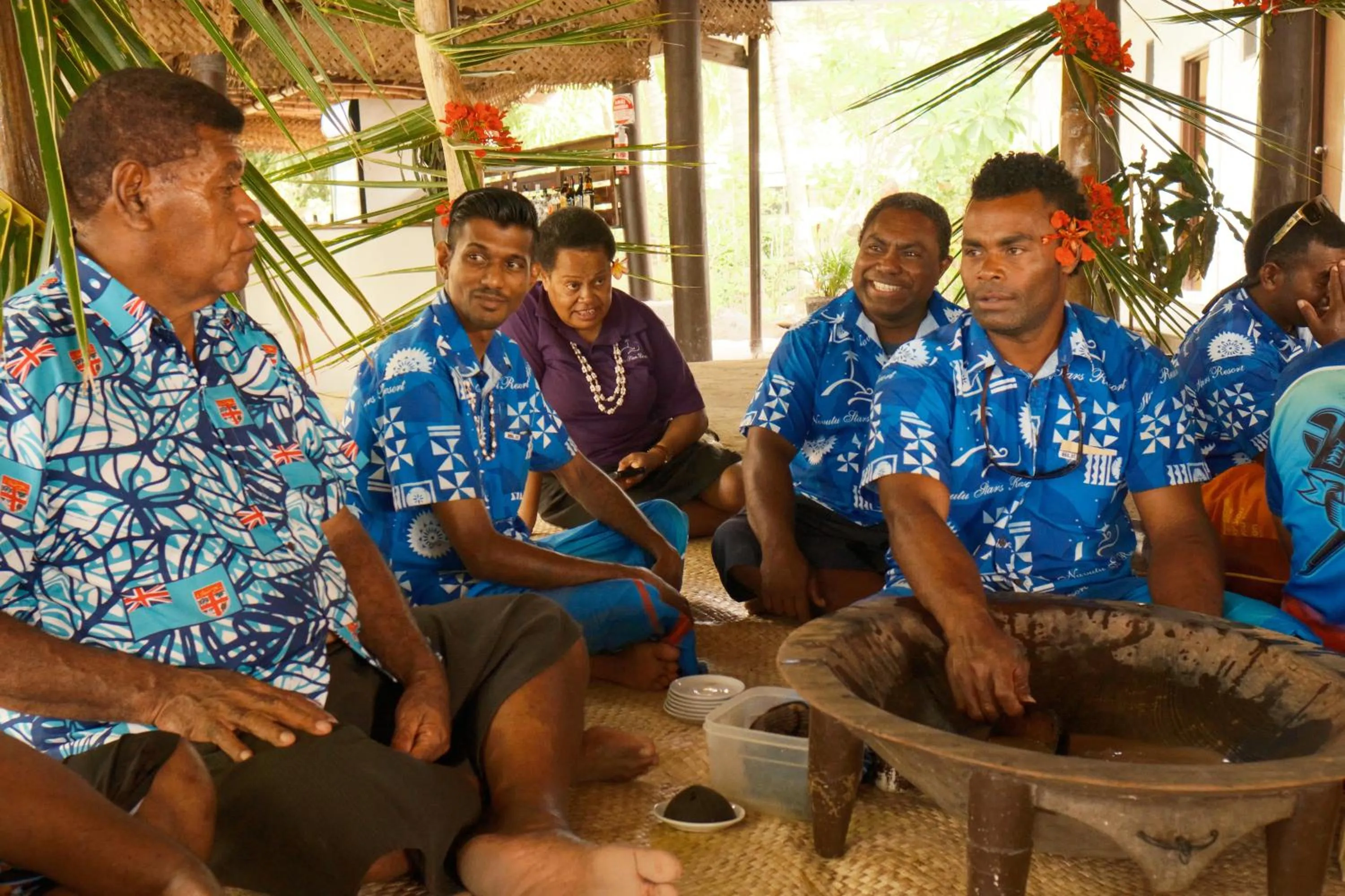 People in Navutu Stars Resort