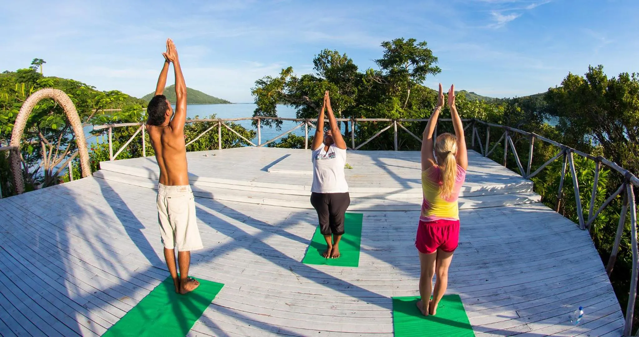 People in Navutu Stars Resort