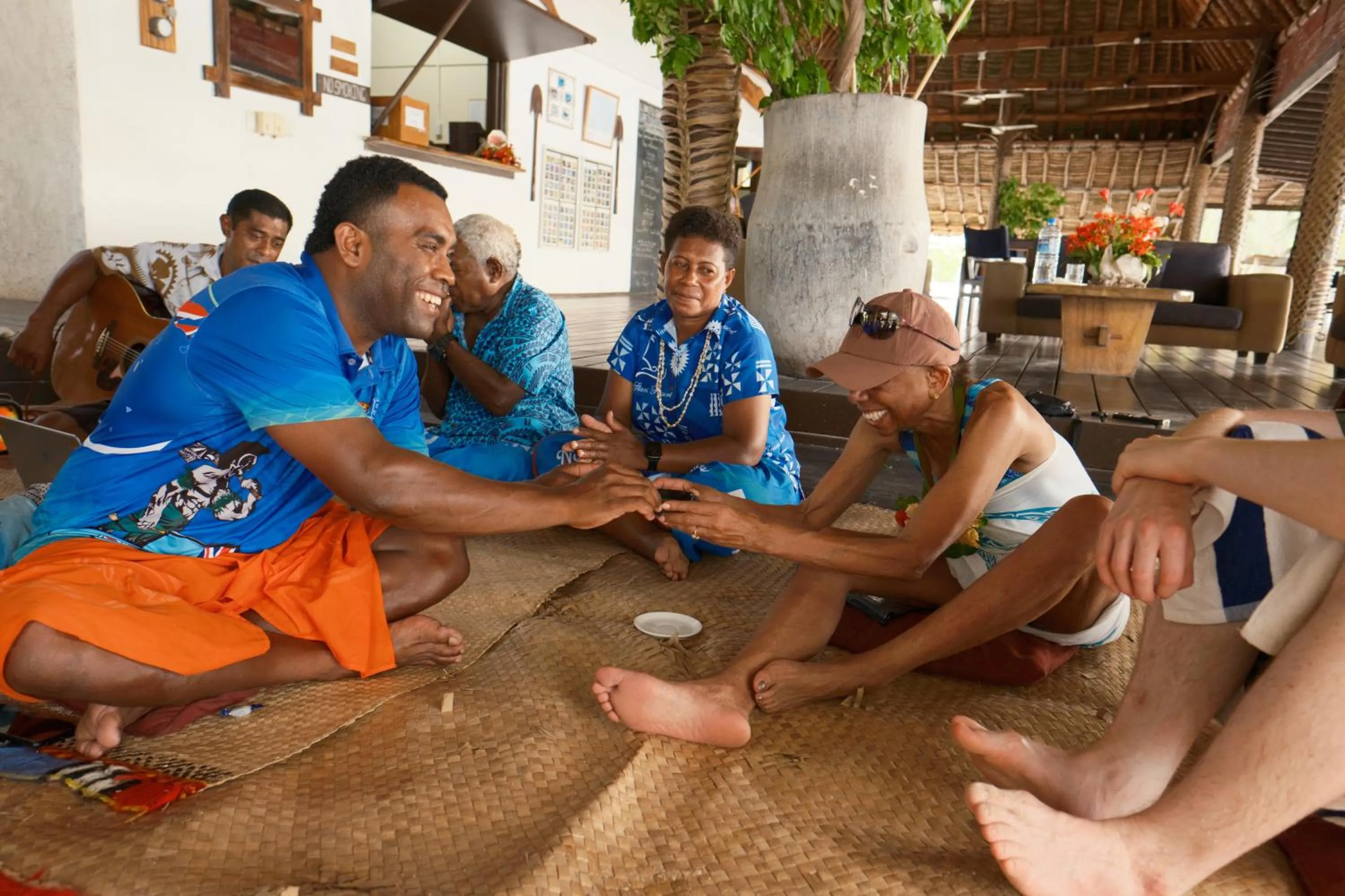 People in Navutu Stars Resort
