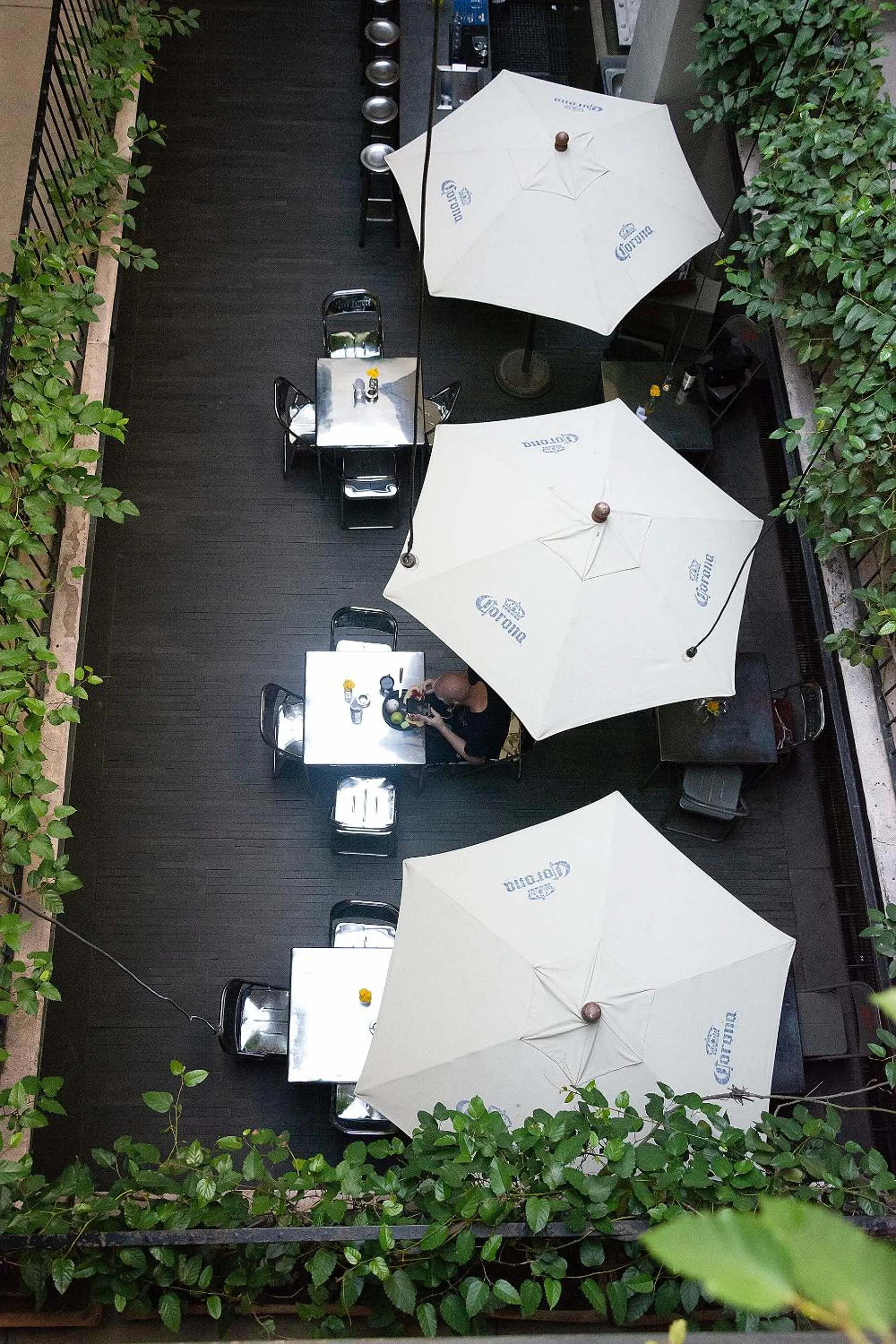 Bird's eye view in Downtown Beds