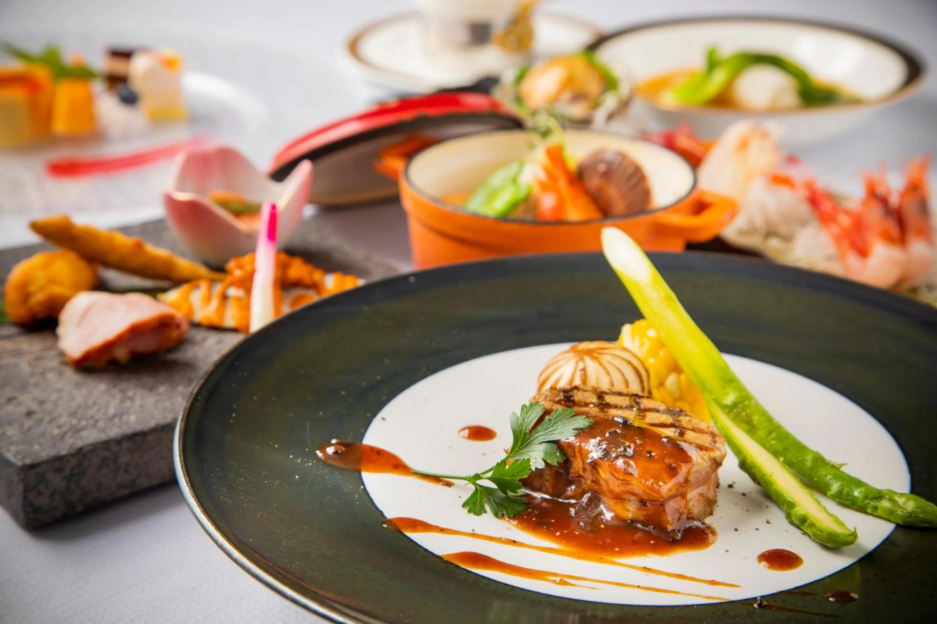 Food close-up in Otaru Asari Classe Hotel