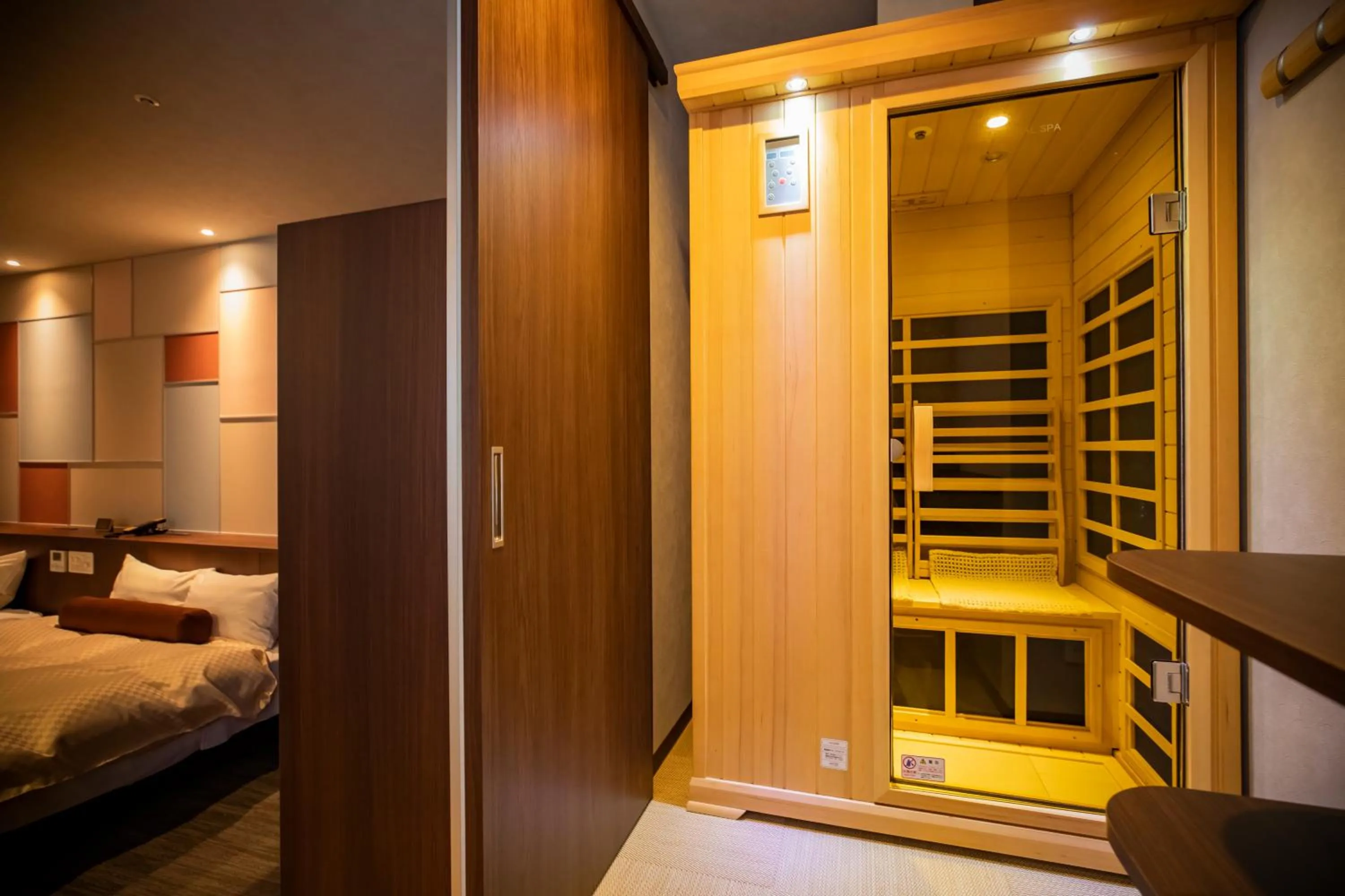 Sauna, Bed in Otaru Asari Classe Hotel