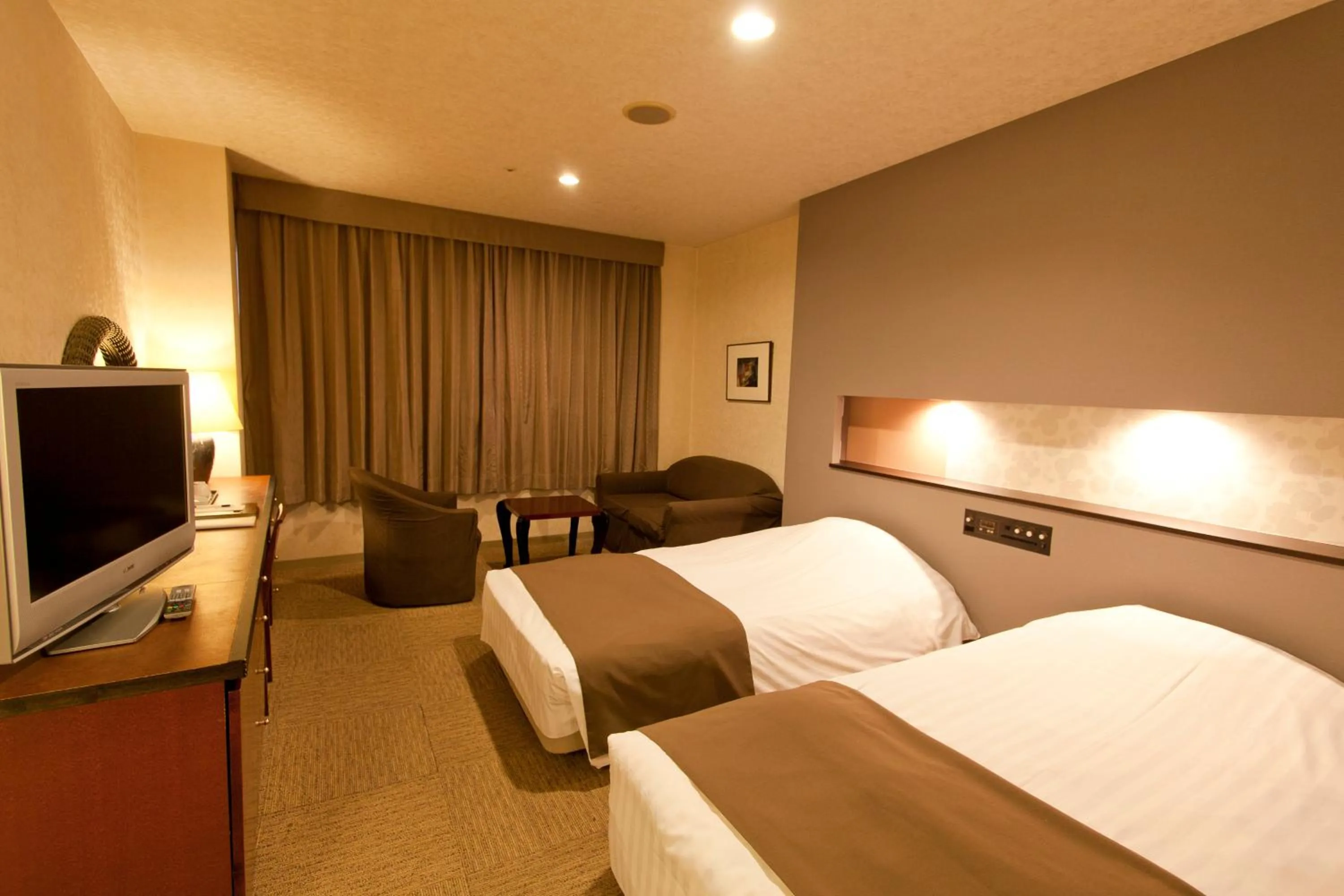 Photo of the whole room, Bed in Otaru Asari Classe Hotel