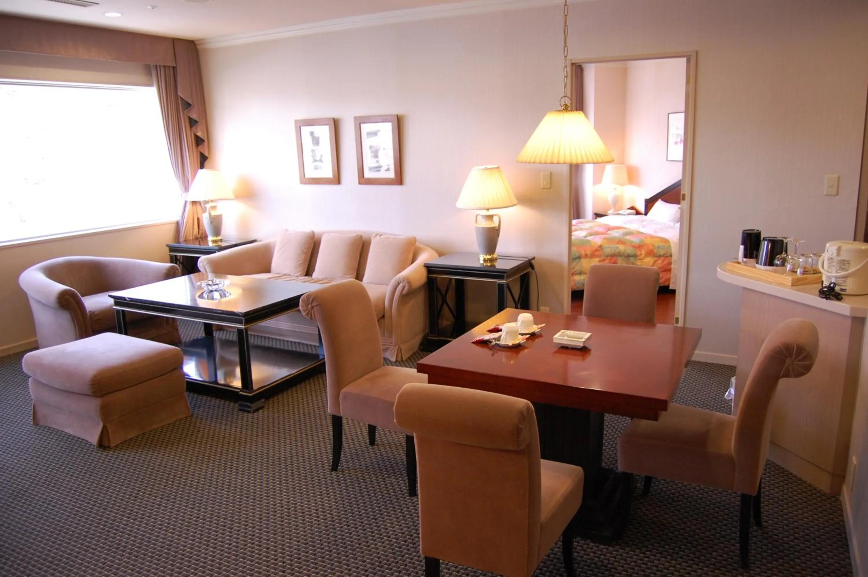 Living room in Otaru Asari Classe Hotel