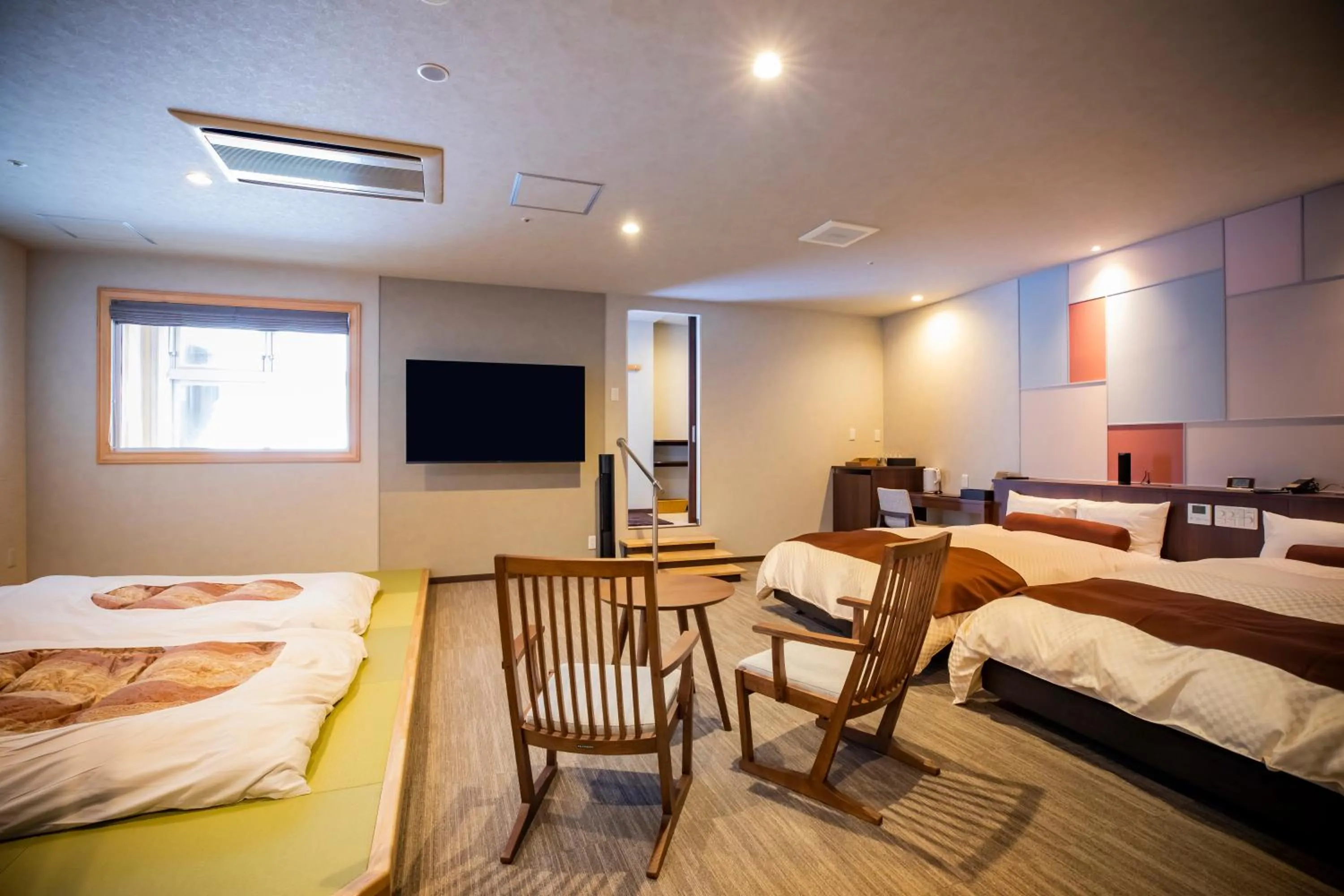 Photo of the whole room, Bed in Otaru Asari Classe Hotel
