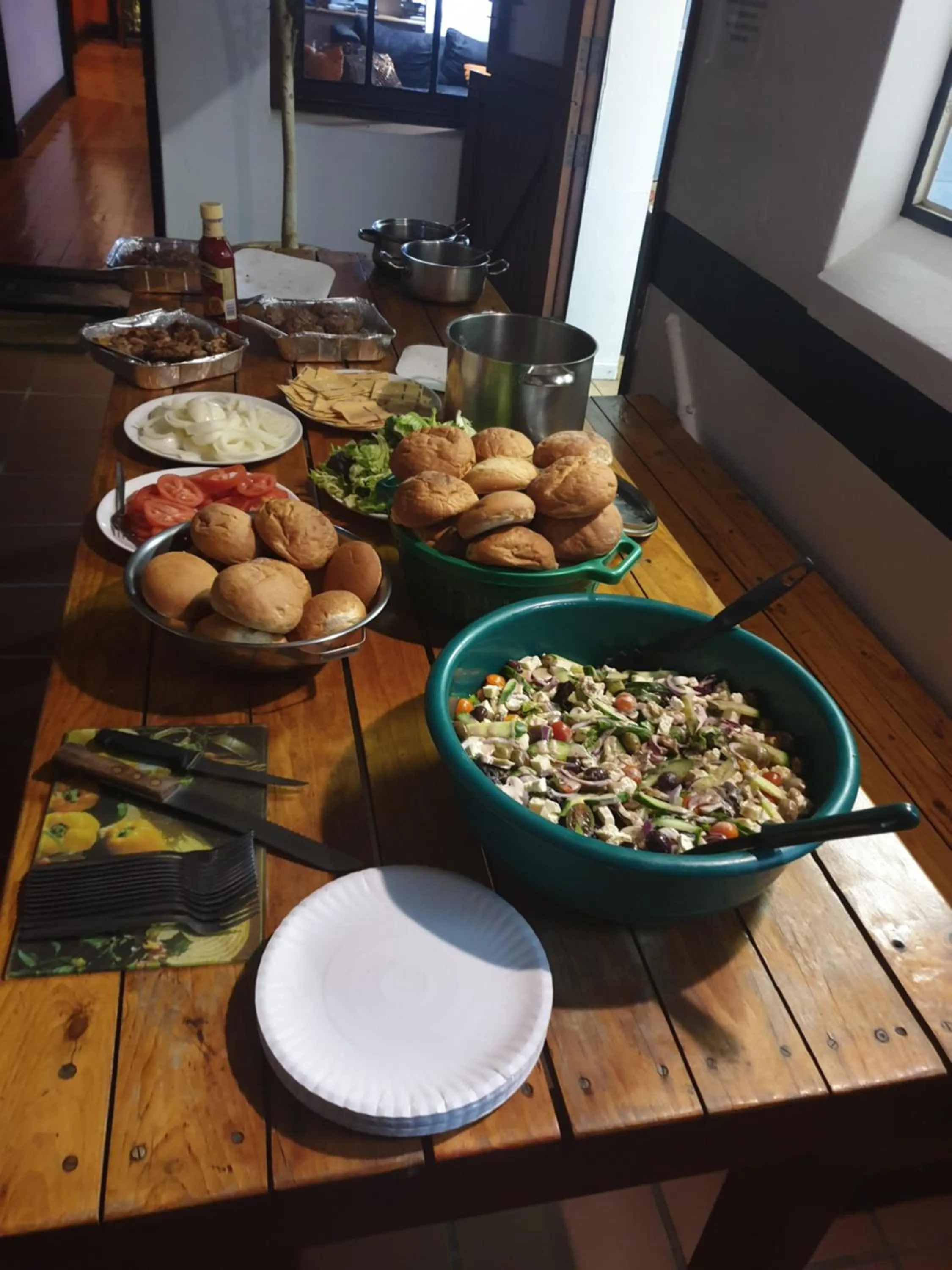 Breakfast in Zebra Crossing Backpacker