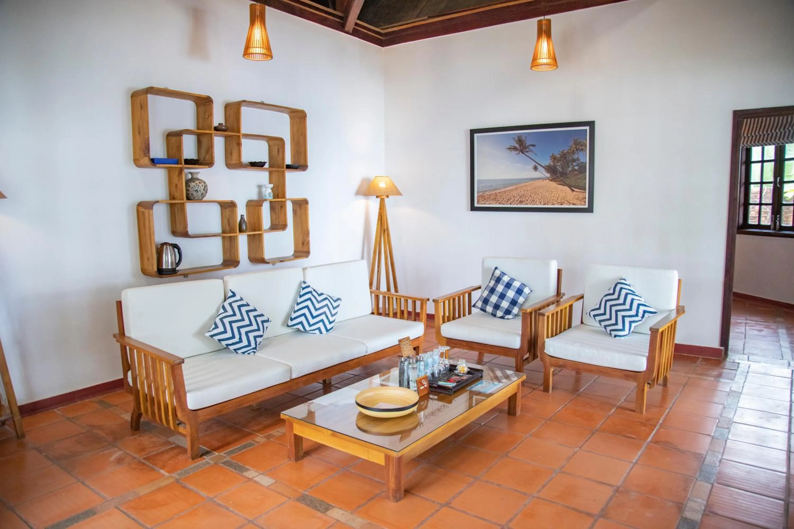 Living room in Cassia Cottage Resort and Spa