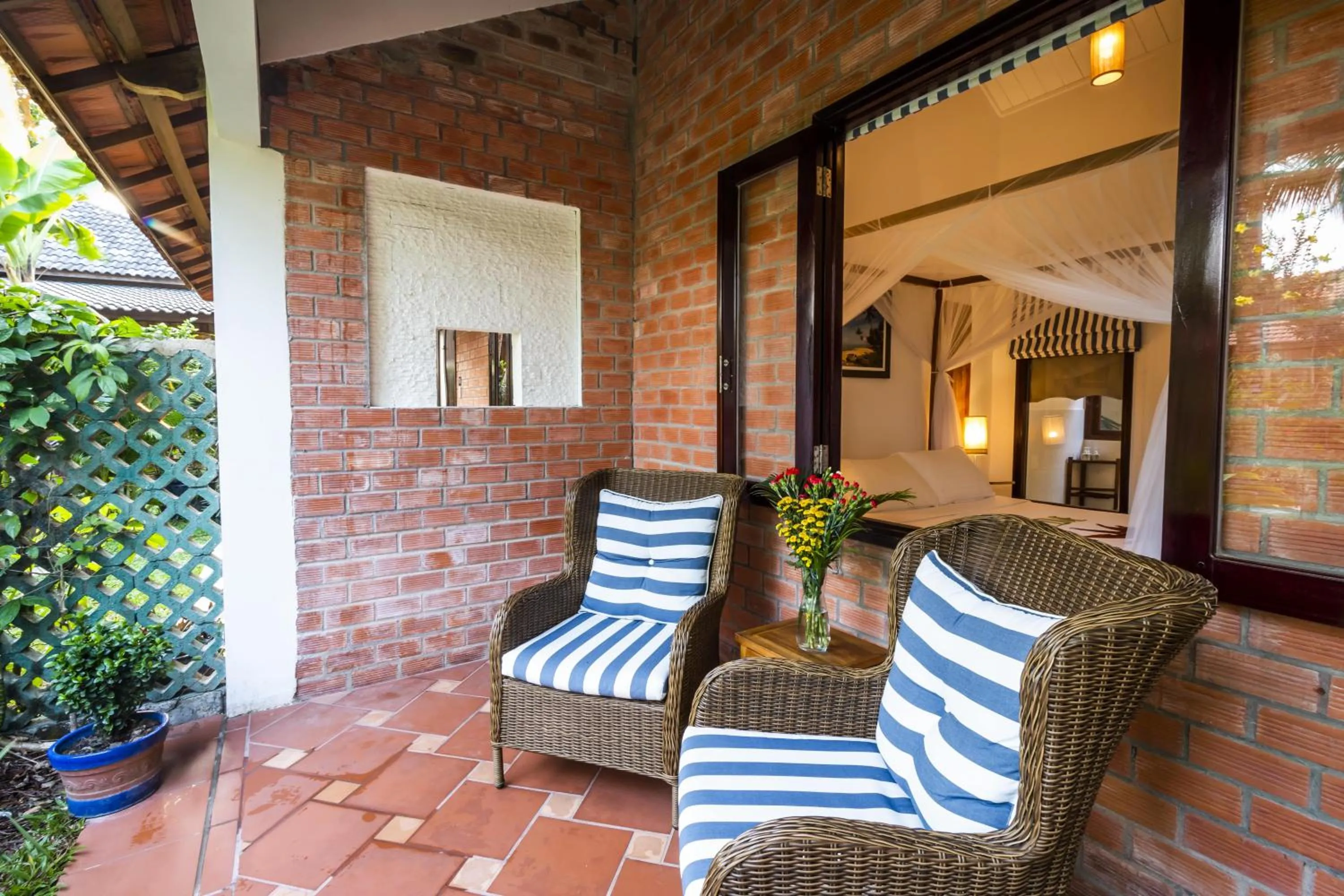 Seating area in Cassia Cottage Resort and Spa