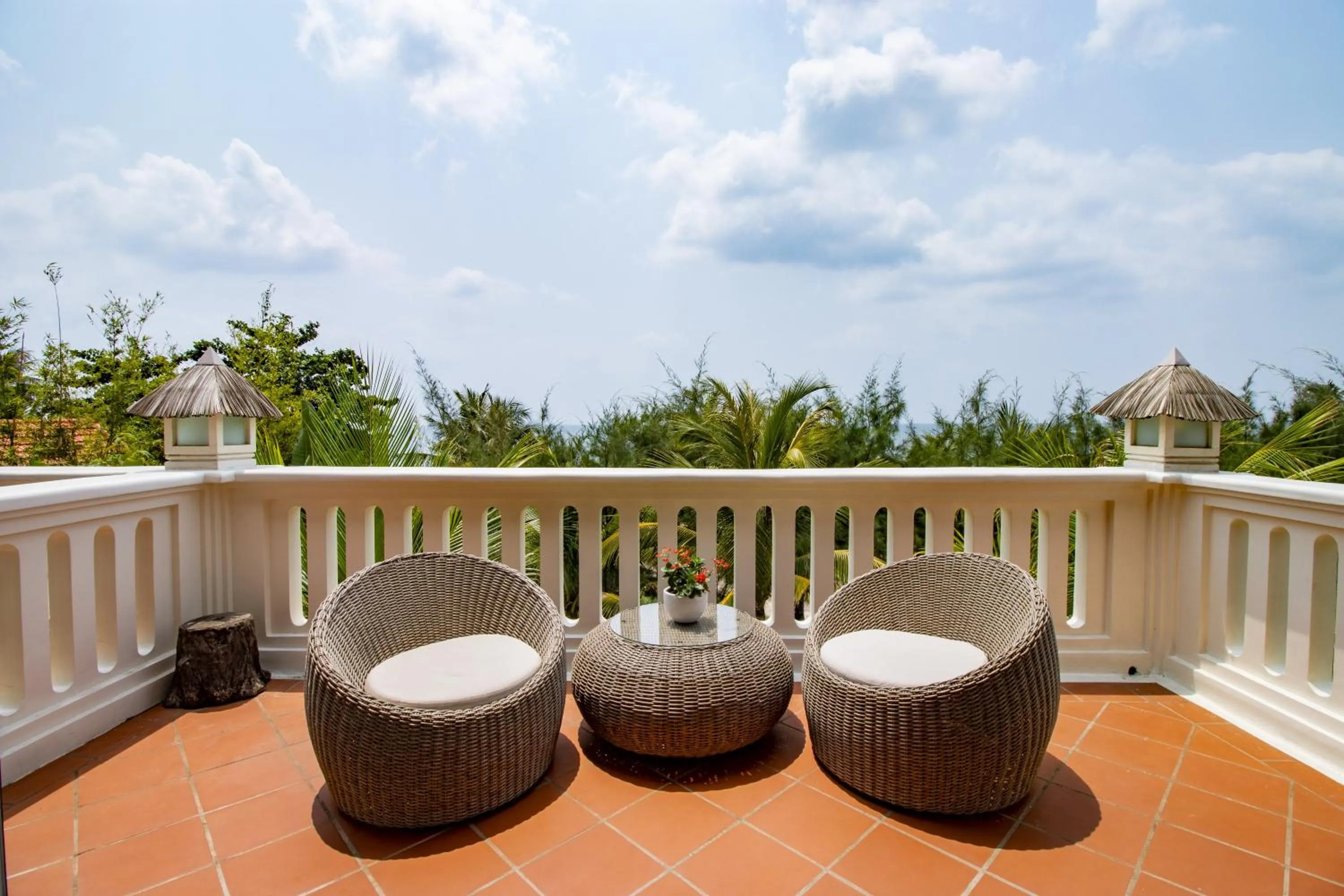 Balcony/Terrace in Cassia Cottage Resort and Spa