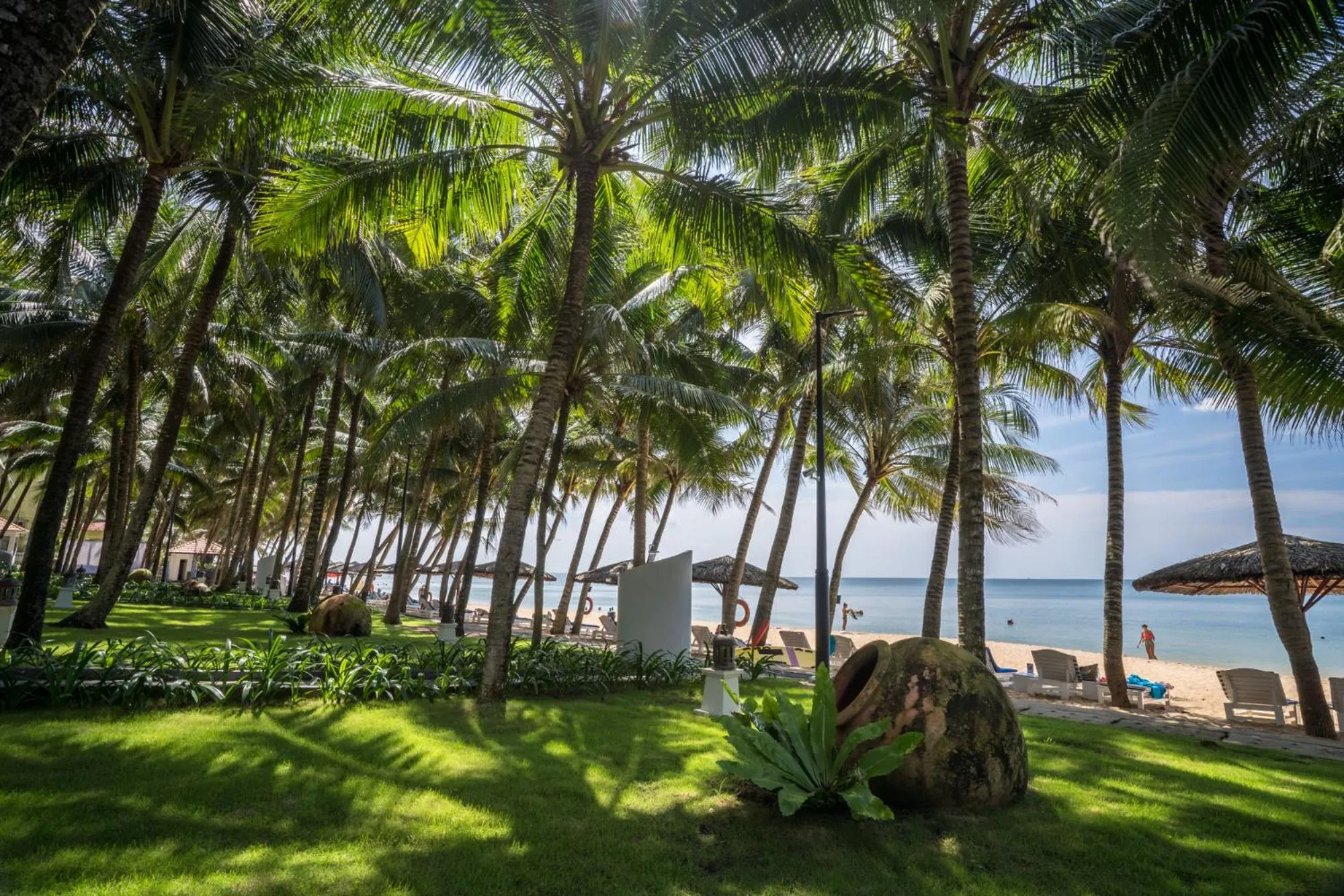 Garden in L'Azure Resort and Spa