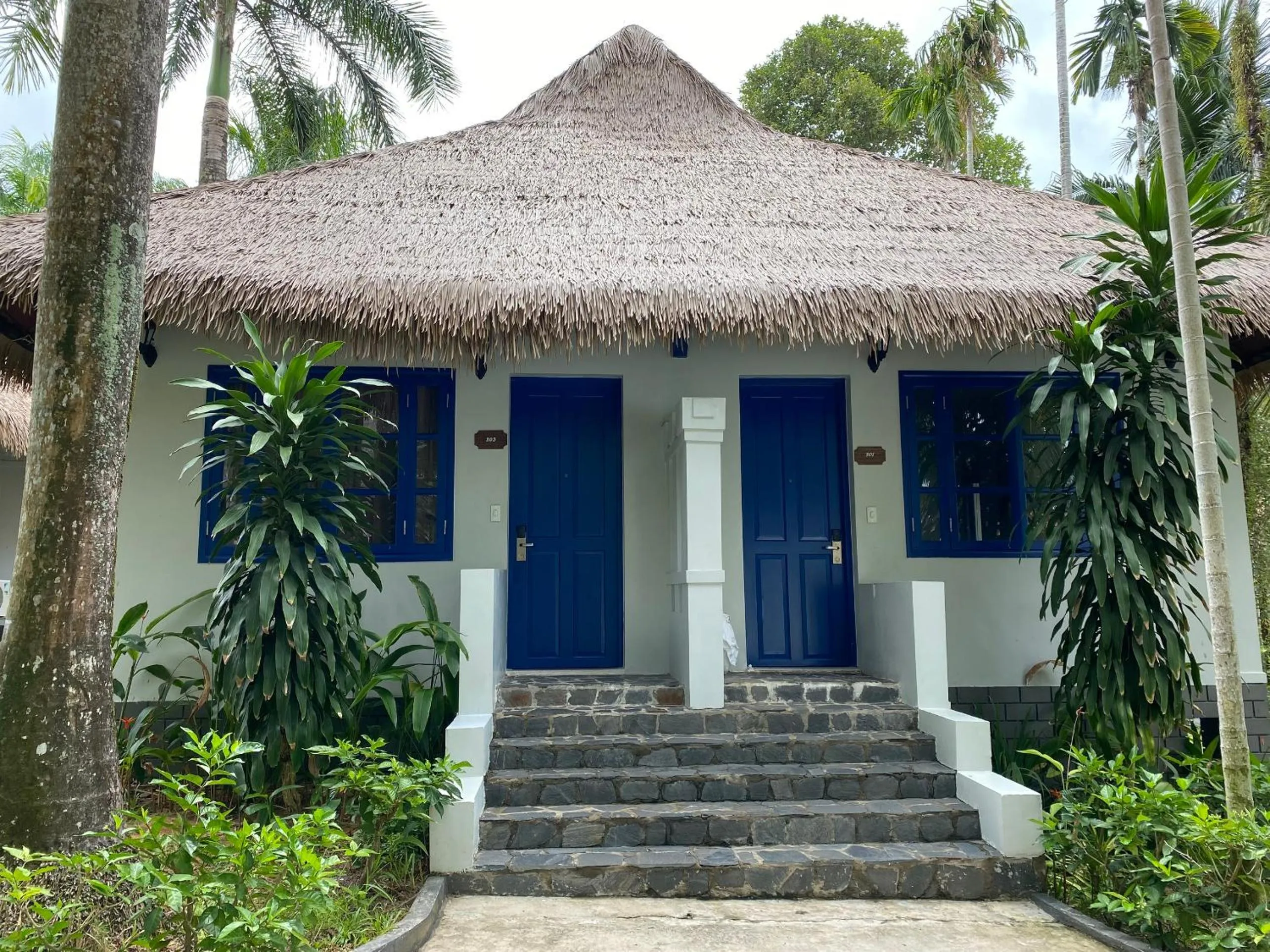 Garden view in L'Azure Resort and Spa