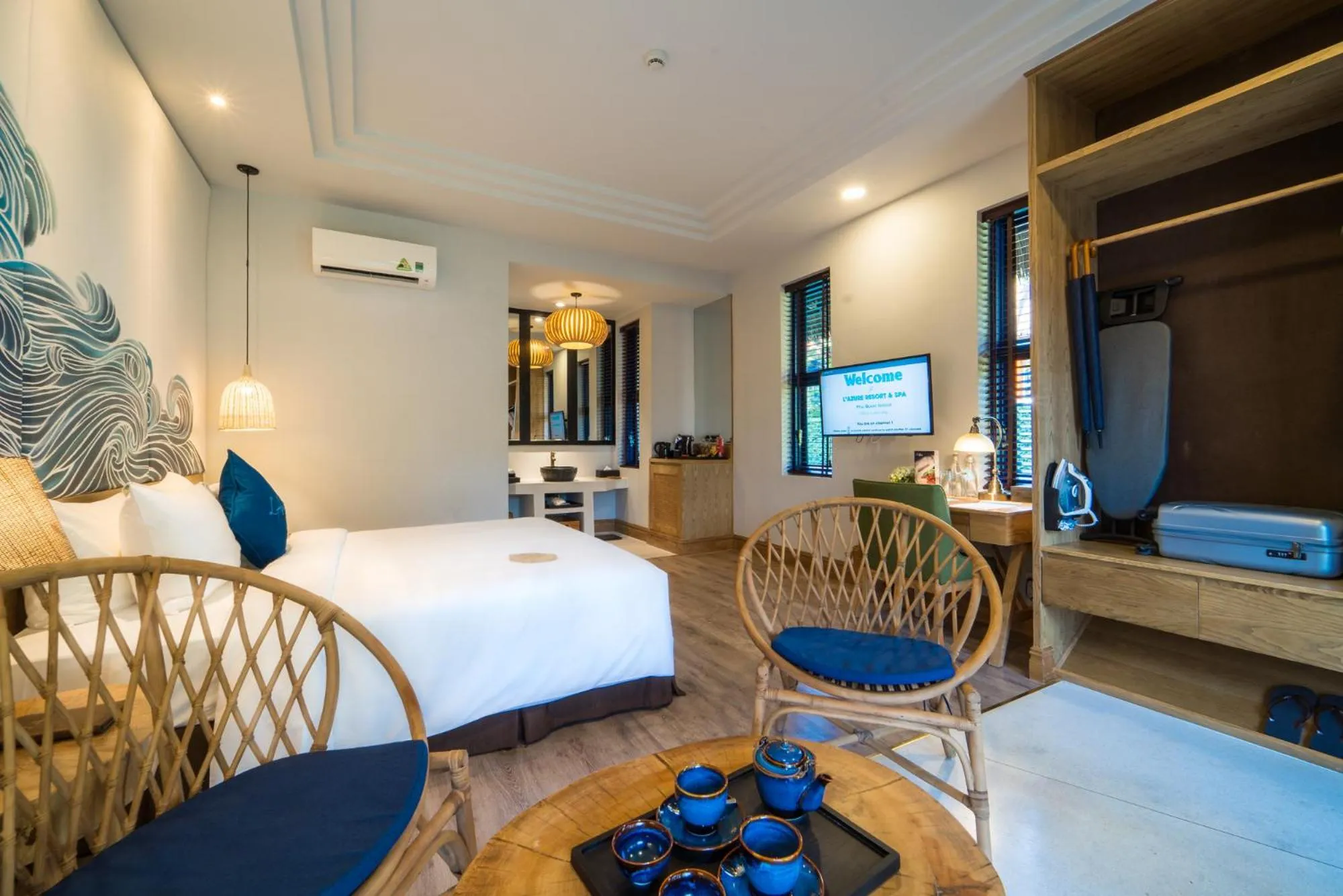 Photo of the whole room, Bed in L'Azure Resort and Spa