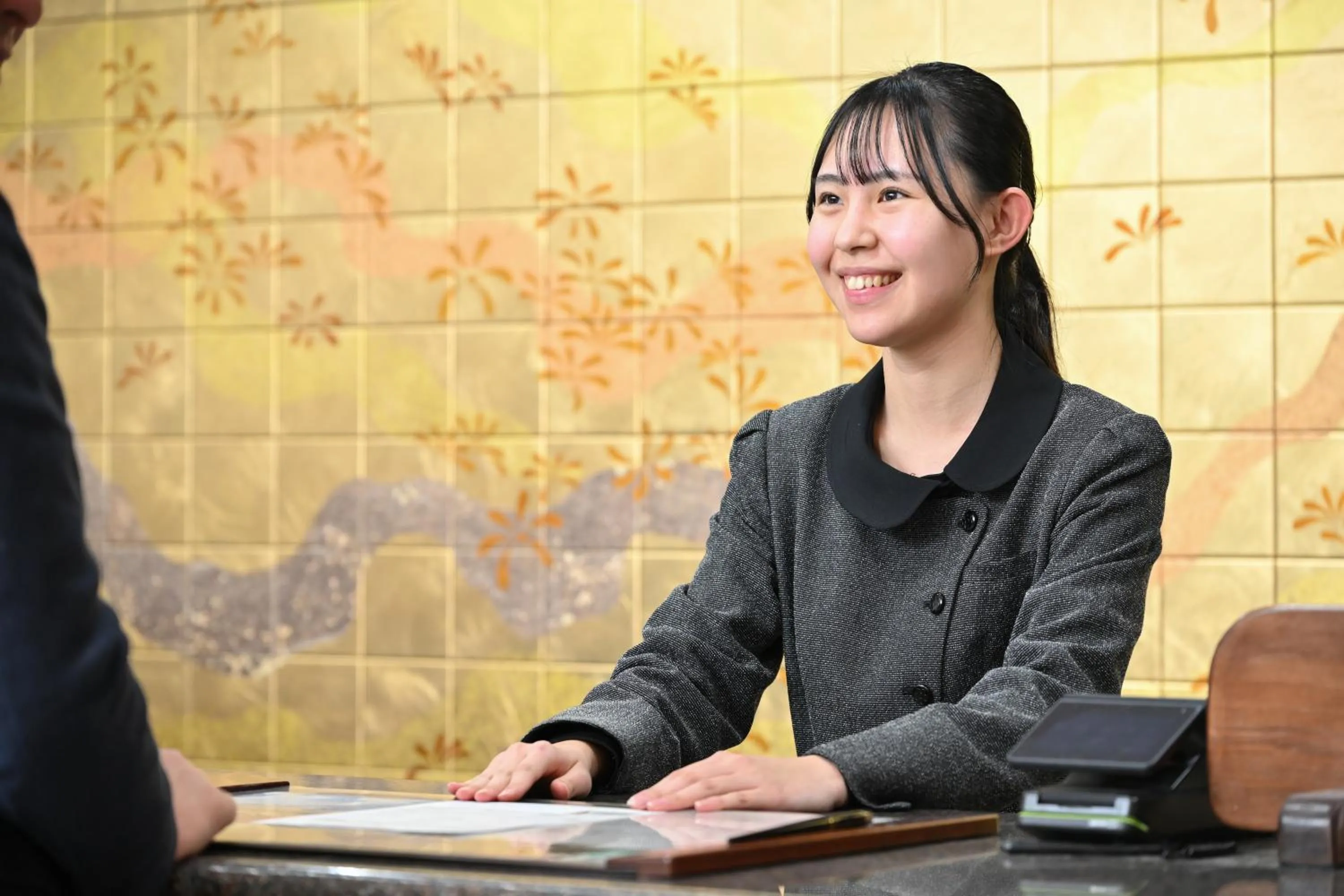 People in Hokuriku Fukui Awara Onsen Mimatsu