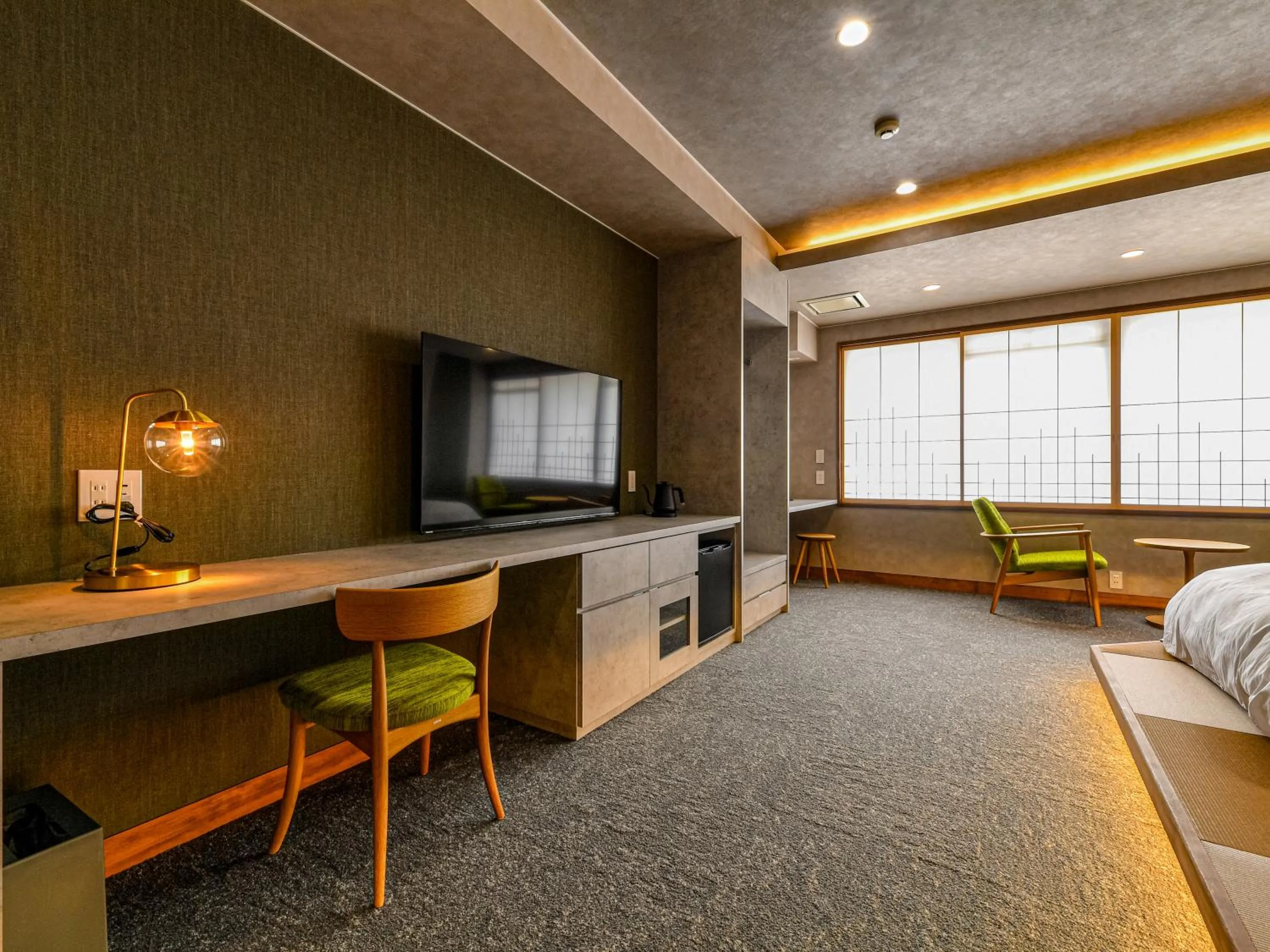 TV and multimedia, Bed in Hokuriku Fukui Awara Onsen Mimatsu