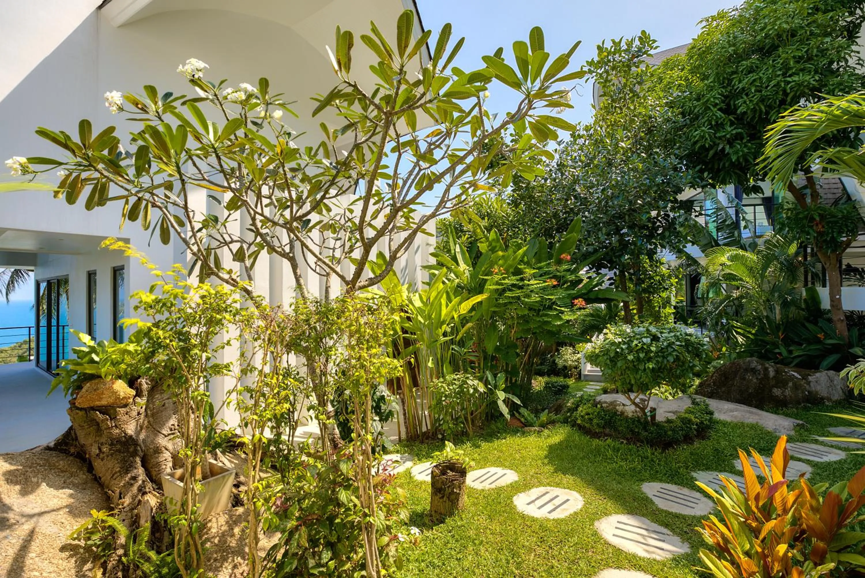 Garden in Villa The Spot Koh Samui