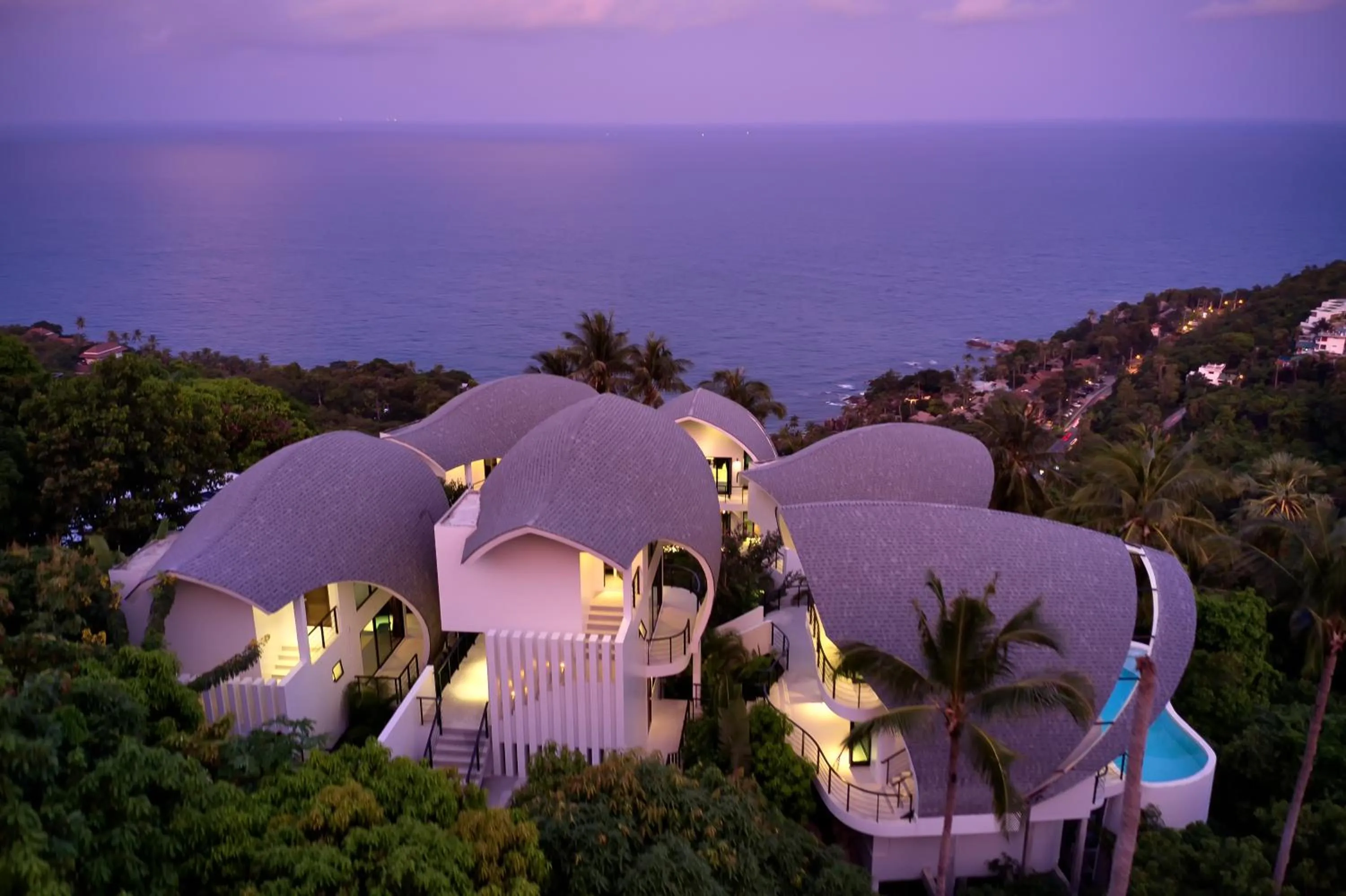 Bird's eye view in Villa The Spot Koh Samui