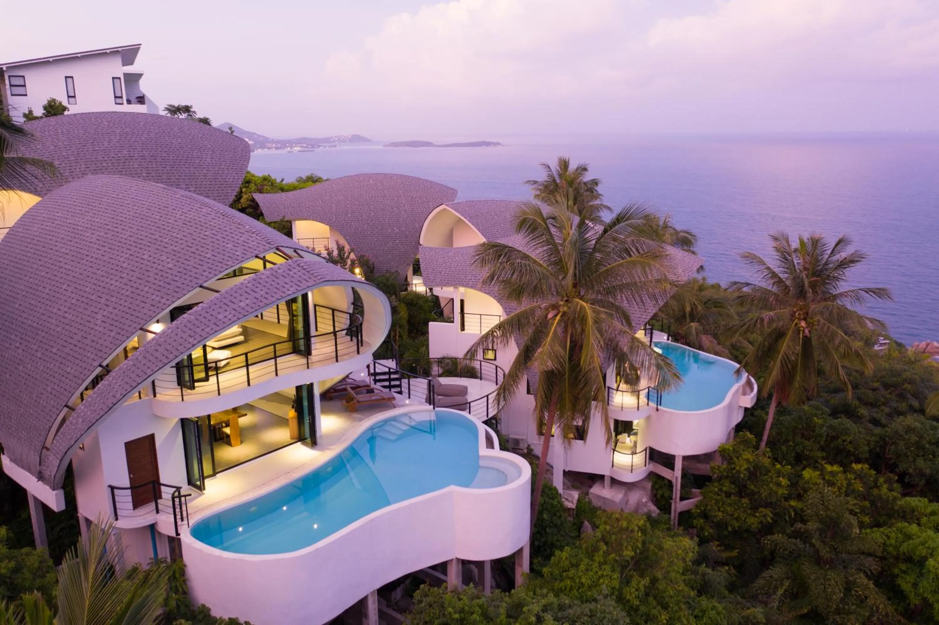 Bird's eye view in Villa The Spot Koh Samui