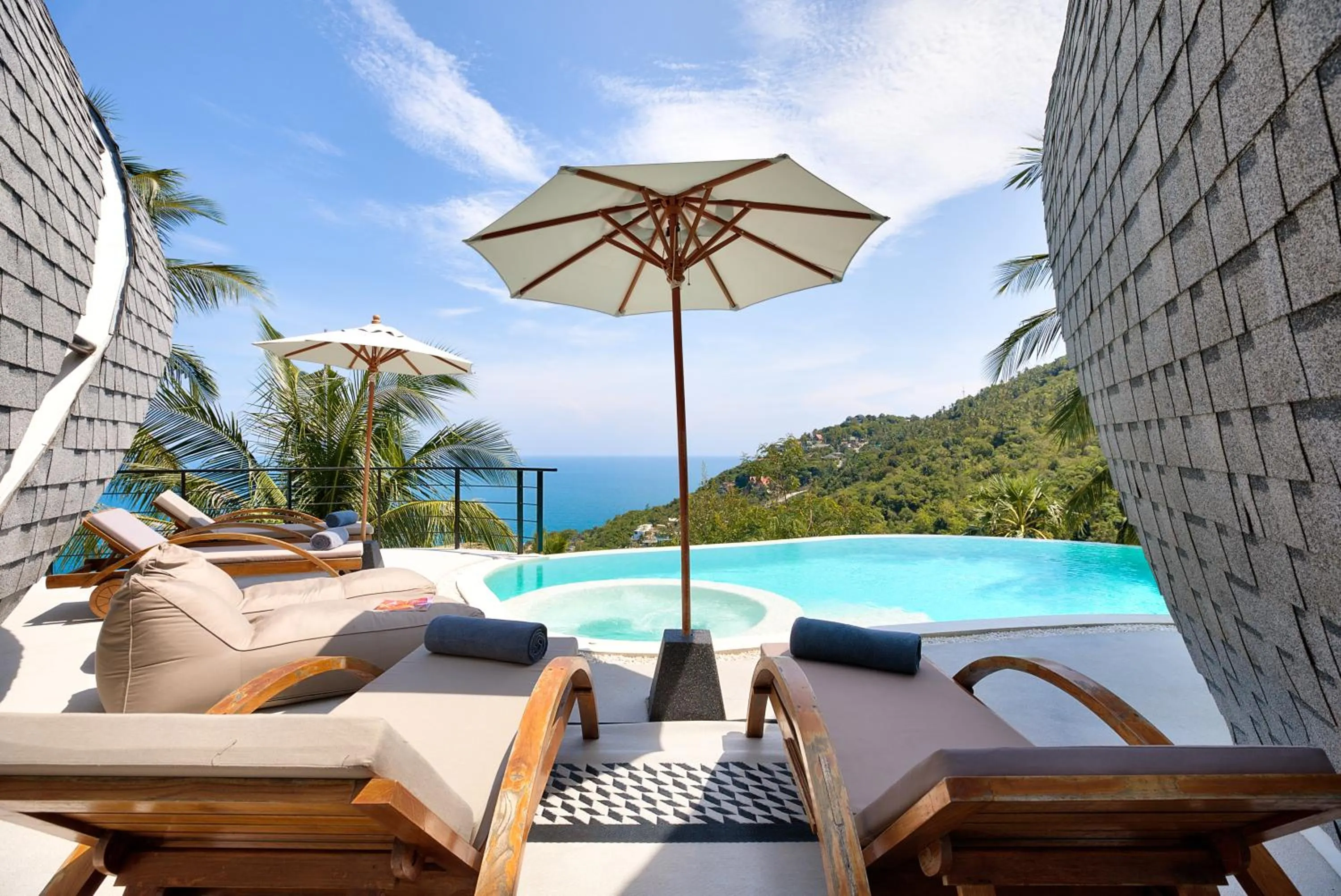 Pool view in Villa The Spot Koh Samui