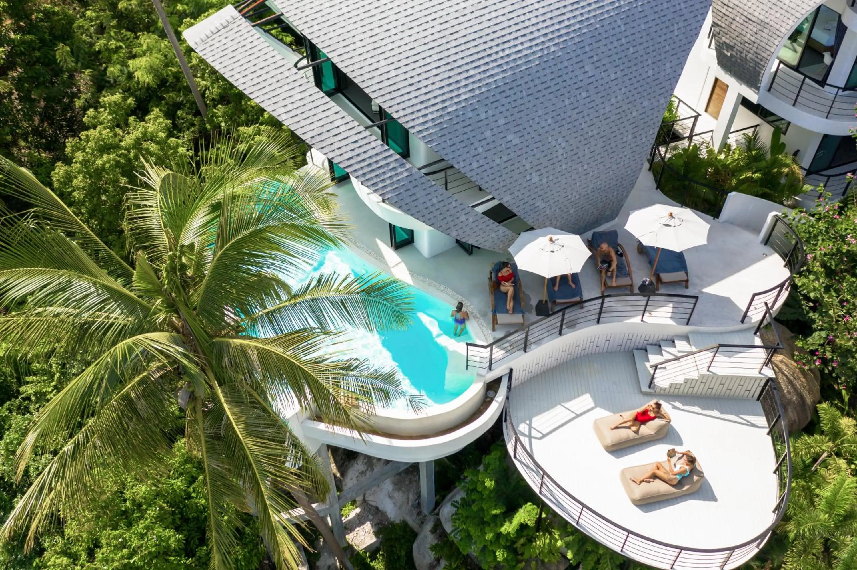 Patio in Villa The Spot Koh Samui