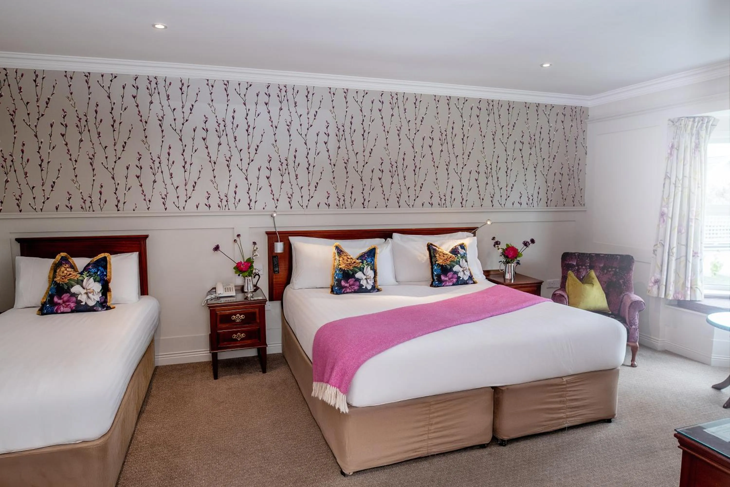 Bed in Whitford House Hotel