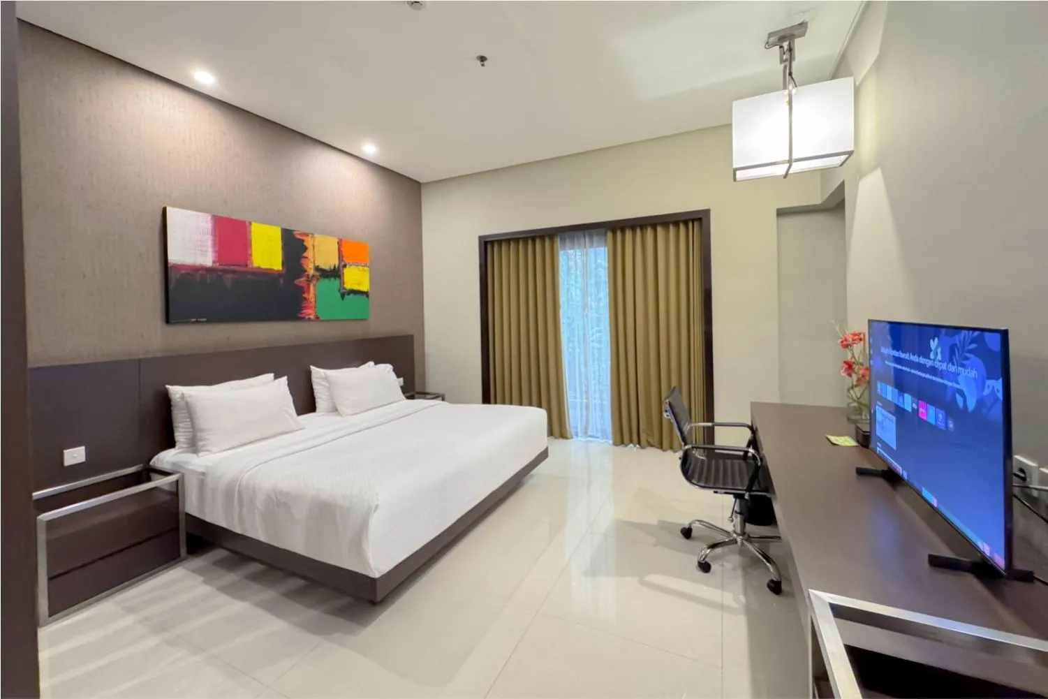 Bedroom, Bed in Savana Hotel & Convention Malang