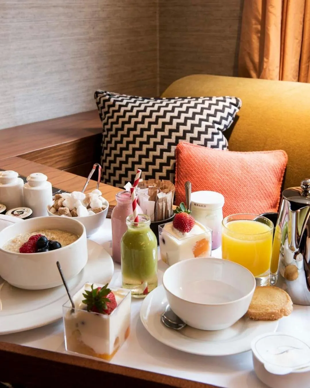 Continental breakfast in The Fitzwilliam Hotel