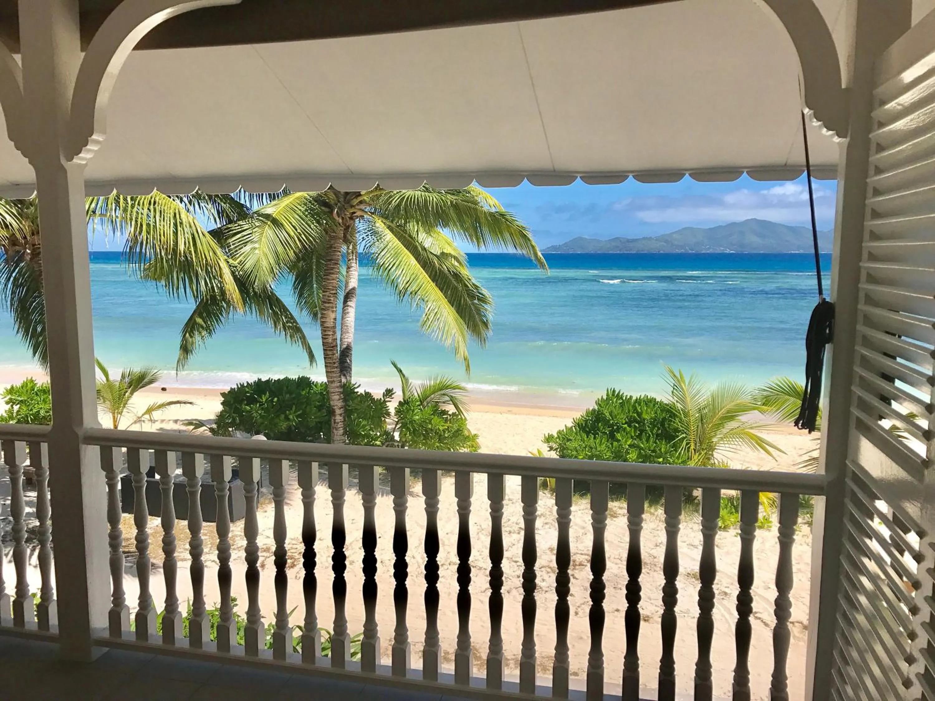 View (from property/room) in La Digue Island Lodge