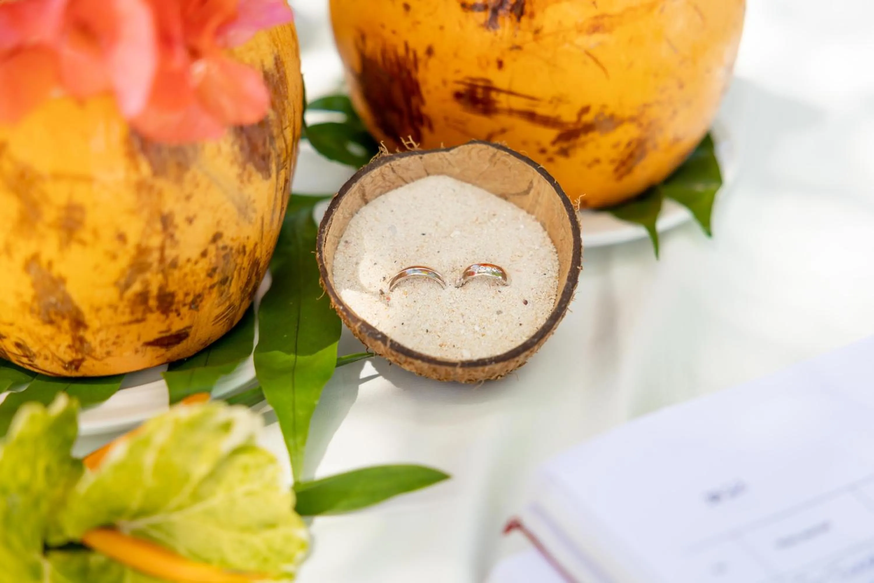 wedding in La Digue Island Lodge