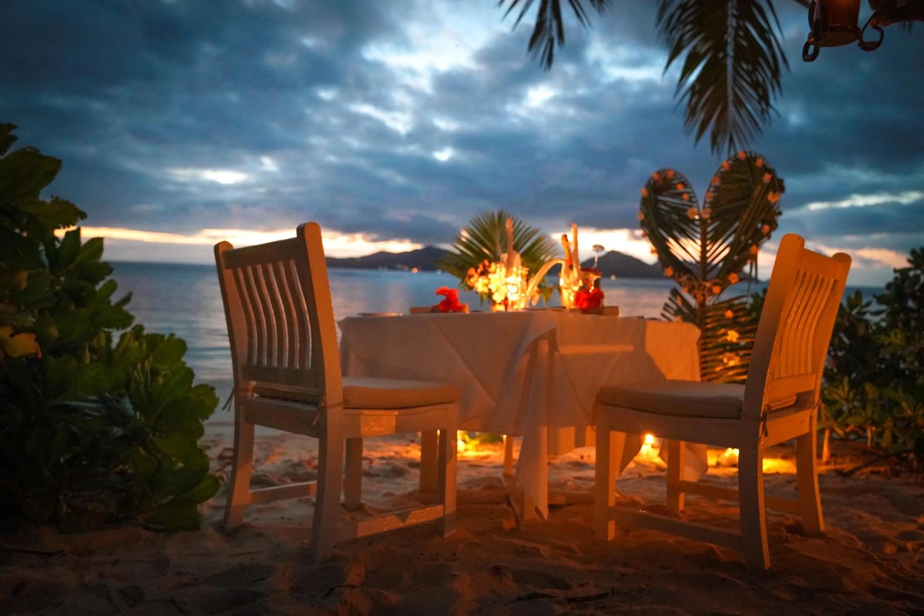 Restaurant/places to eat in La Digue Island Lodge