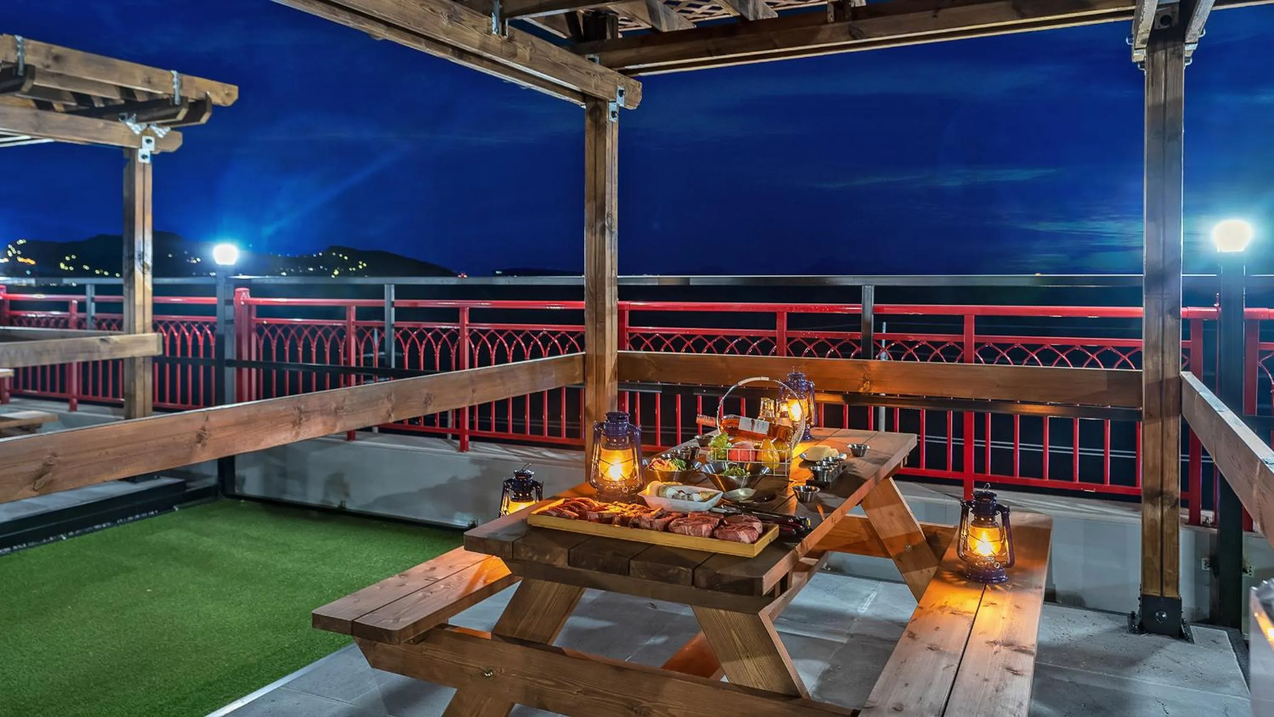 BBQ facilities in Gold Beach Resort