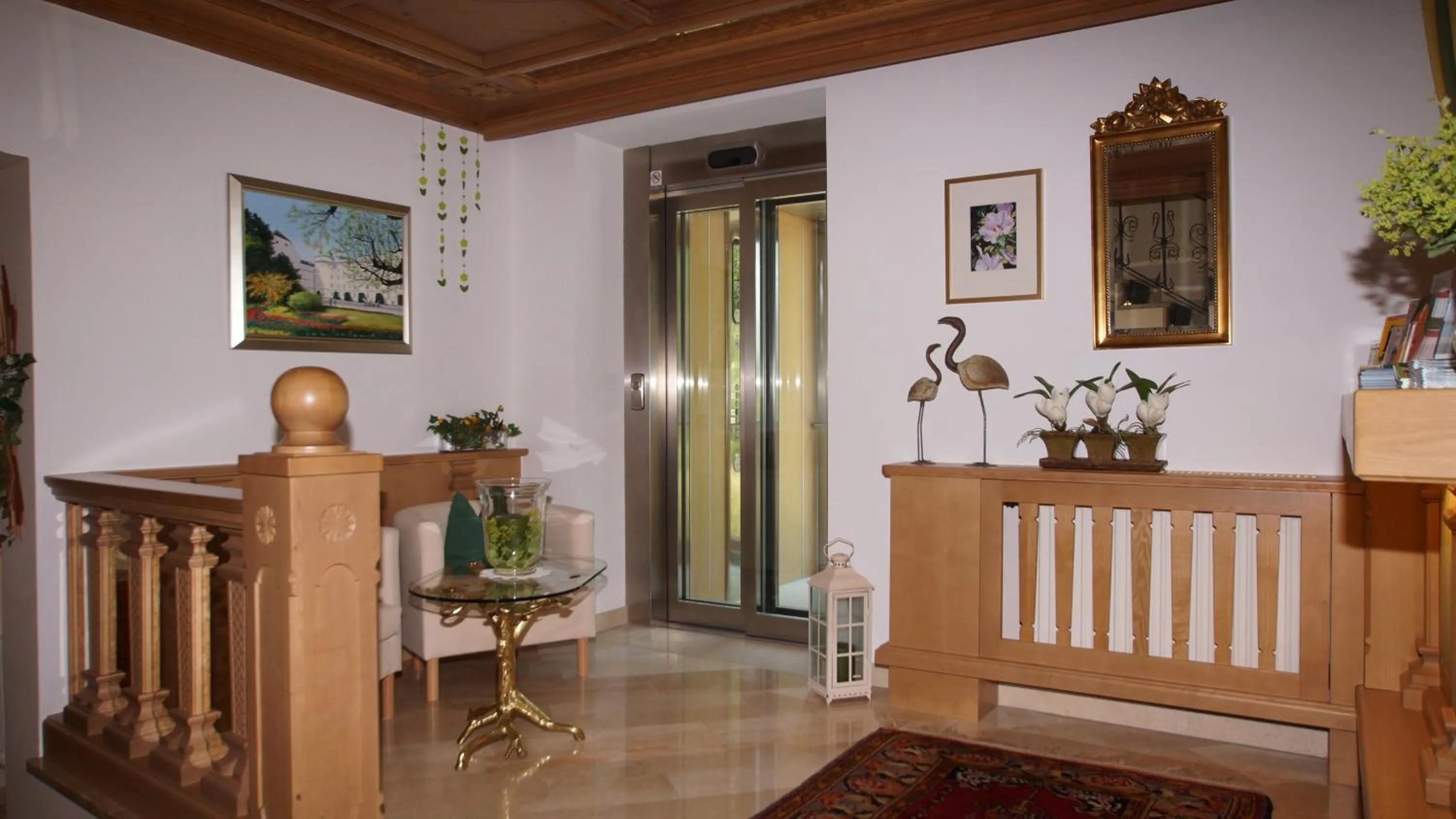 Lobby or reception in Hotel Garni Erler