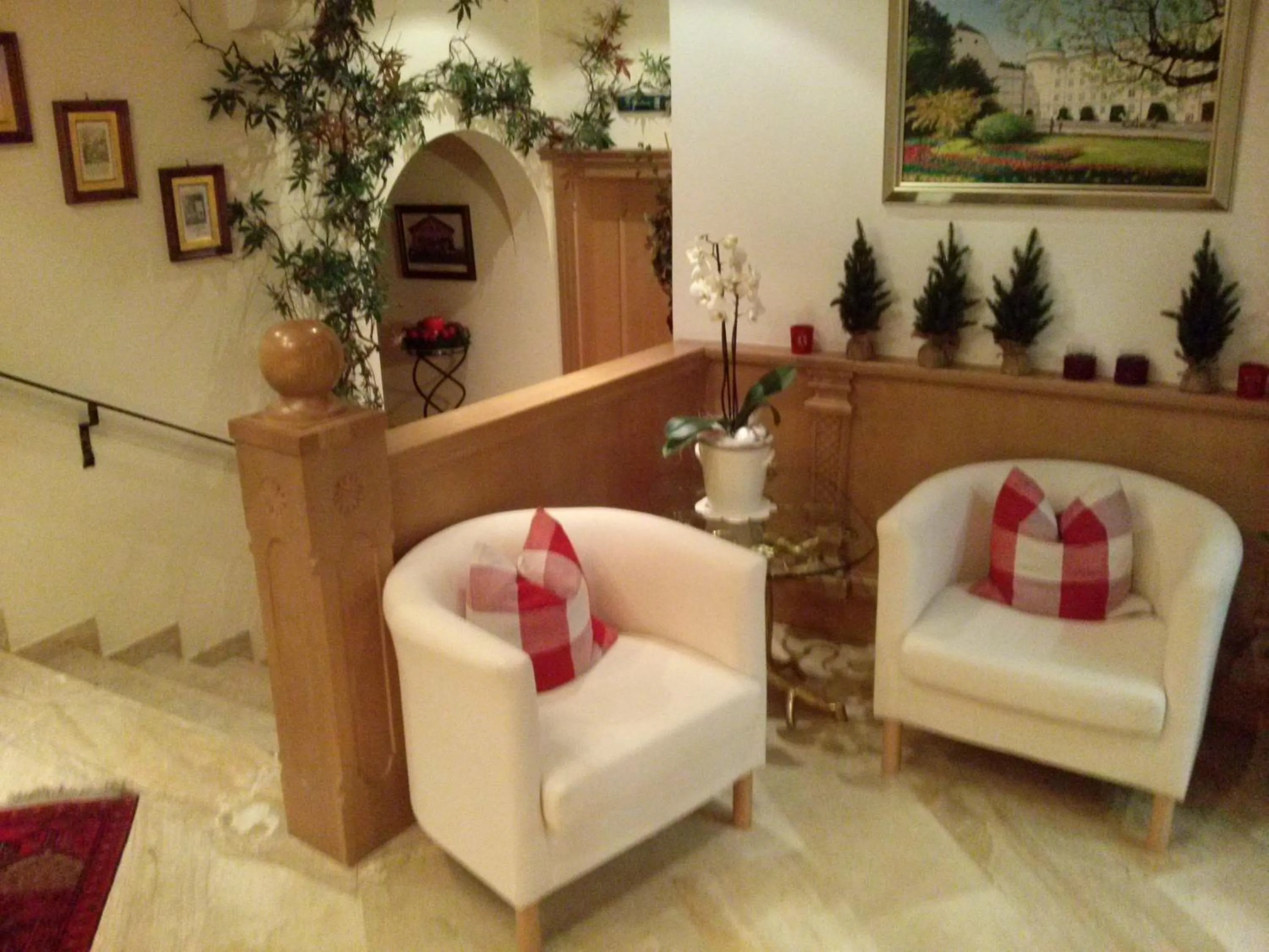 Lobby or reception in Hotel Garni Erler